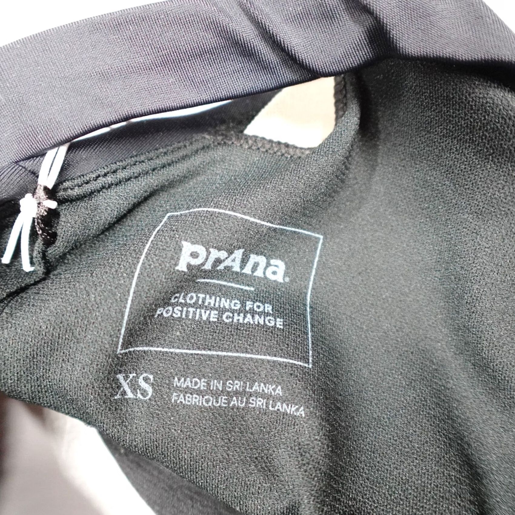 Prana prAna Ainsley Tankini Tank Women XS Black Solid Nylon Spandex Adjustable Strap Removable Pads 1964801 Size ONE SIZE - 6 Thumbnail