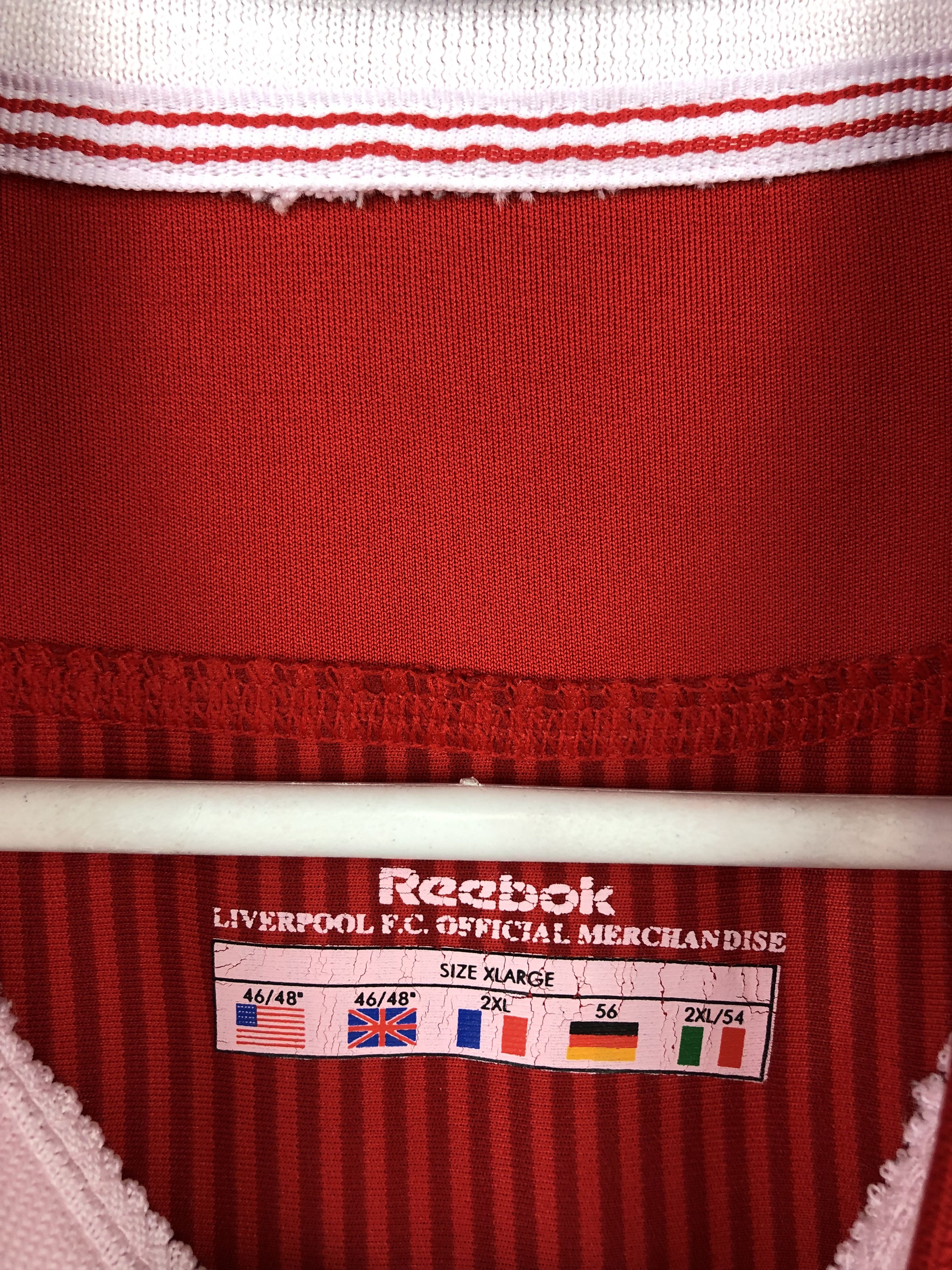 Vintage Liverpool shirt 2002 Soccer Long Sleeve #9 Fowler Jersey Size US XL / EU 56 / 4 - 10 Thumbnail
