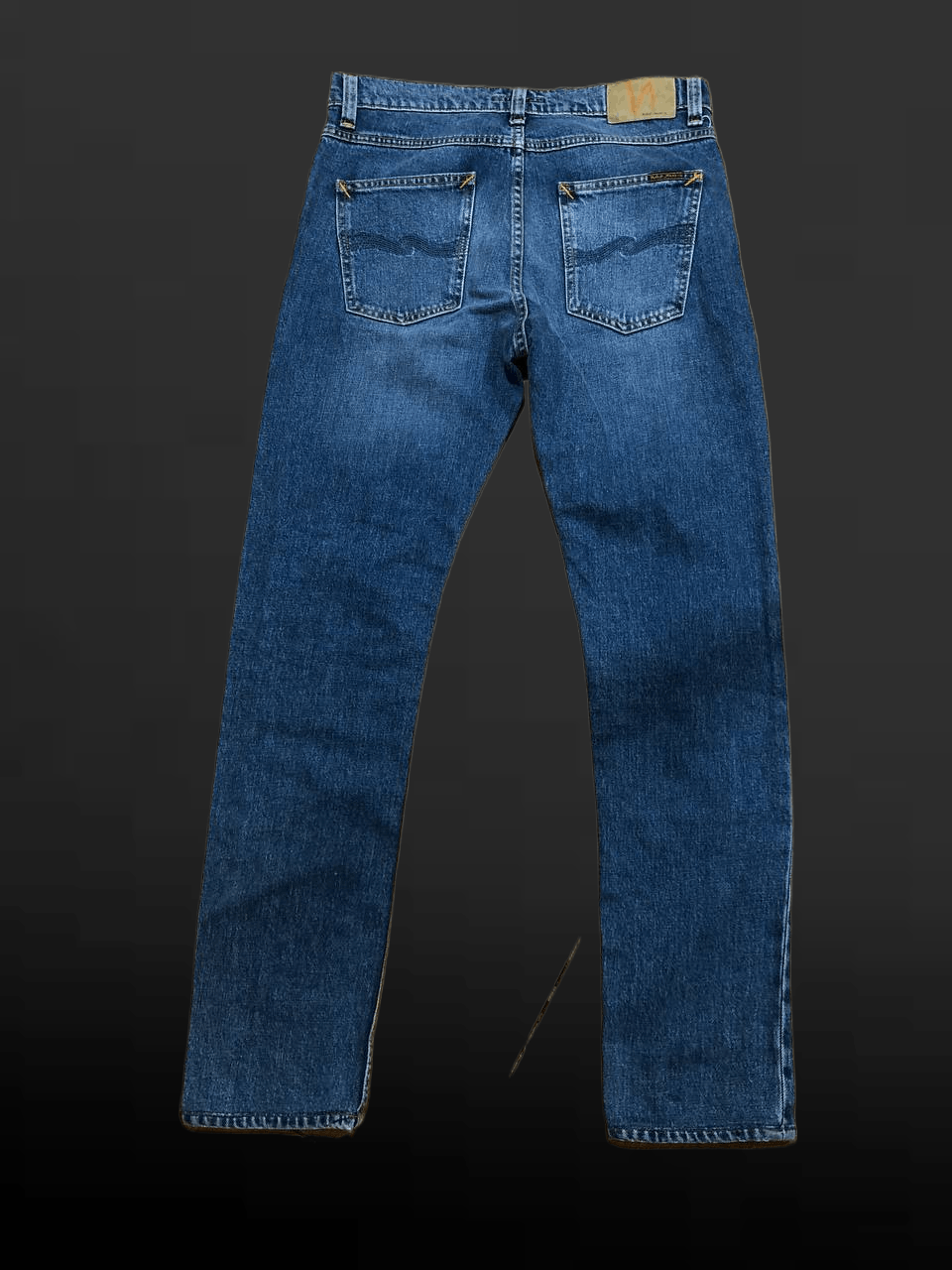 Nudie Jeans Nudie Jeans Co Lean Dean Jeans Troubled Sea Men's Size US 31 - 1 Thumbnail