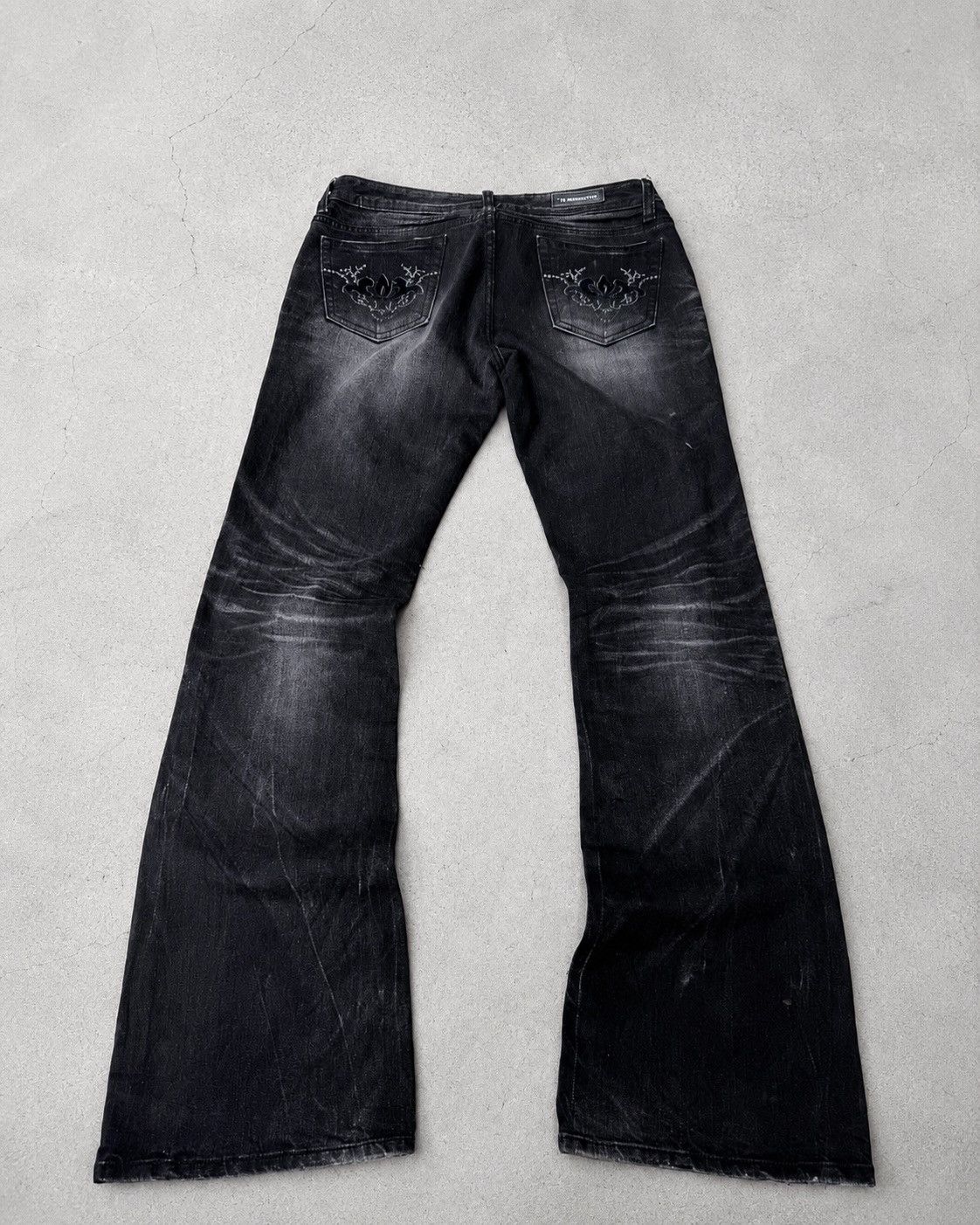Tornado Mart TR RENOV Lace up flare jeans Size US 28 / EU 44 - 2 Thumbnail