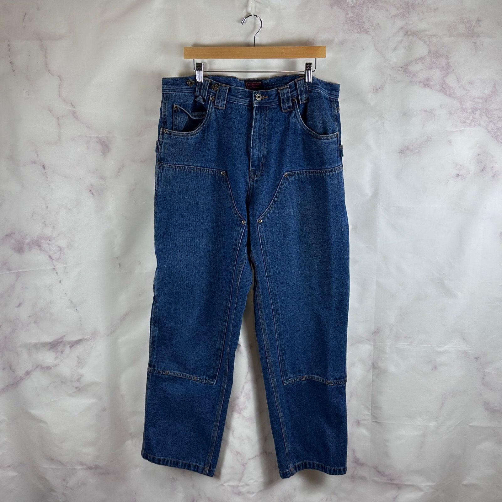 FiveBrother Denim Double Knee Carpenter Pants Size US 38 / EU 54 - 1 Thumbnail