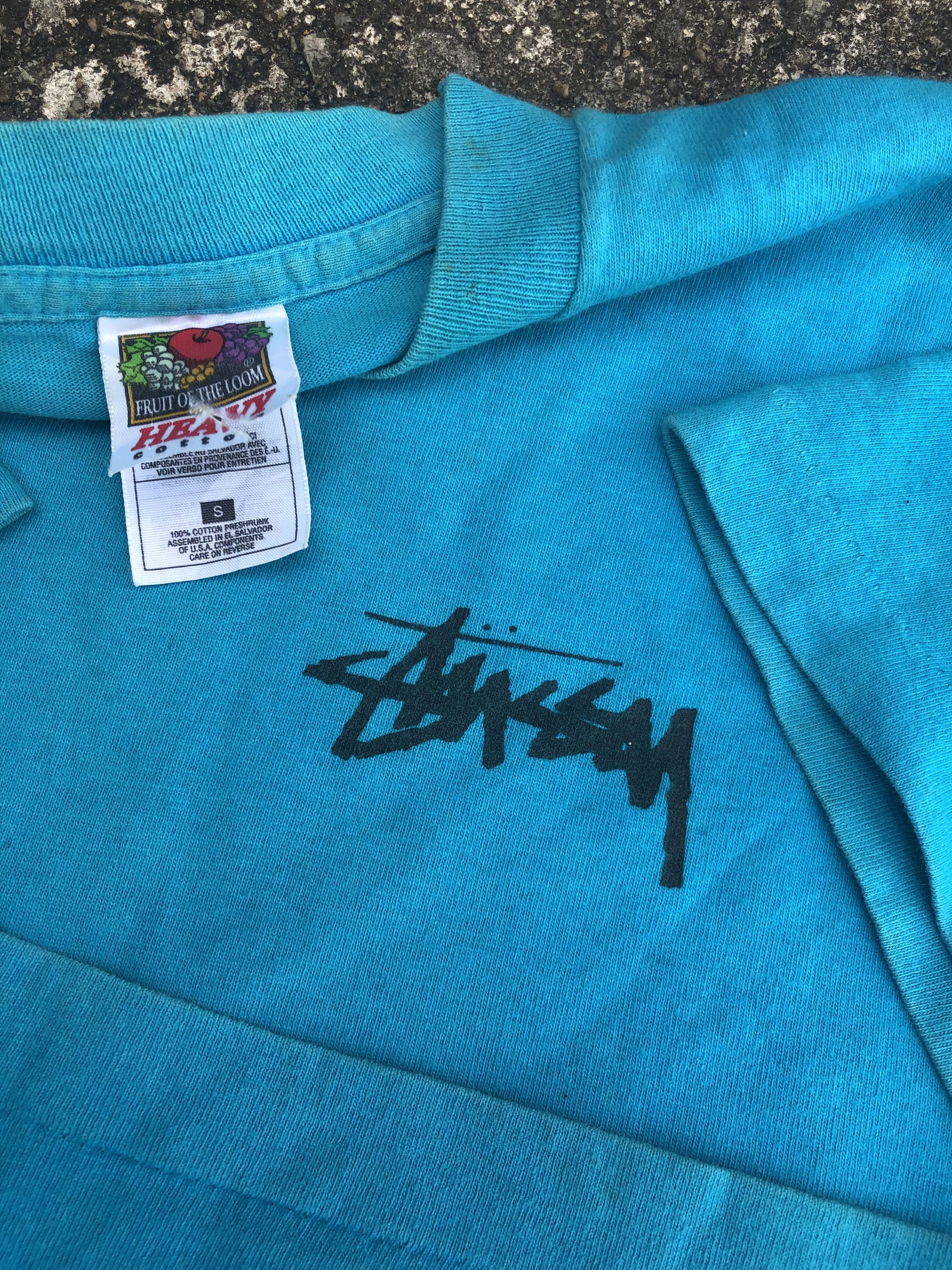 Vintage 🔥Vintage 90s STUSSY 'Knowledge is King' Streetwear T-Shirt Size US S / EU 44-46 / 1 - 8 Thumbnail