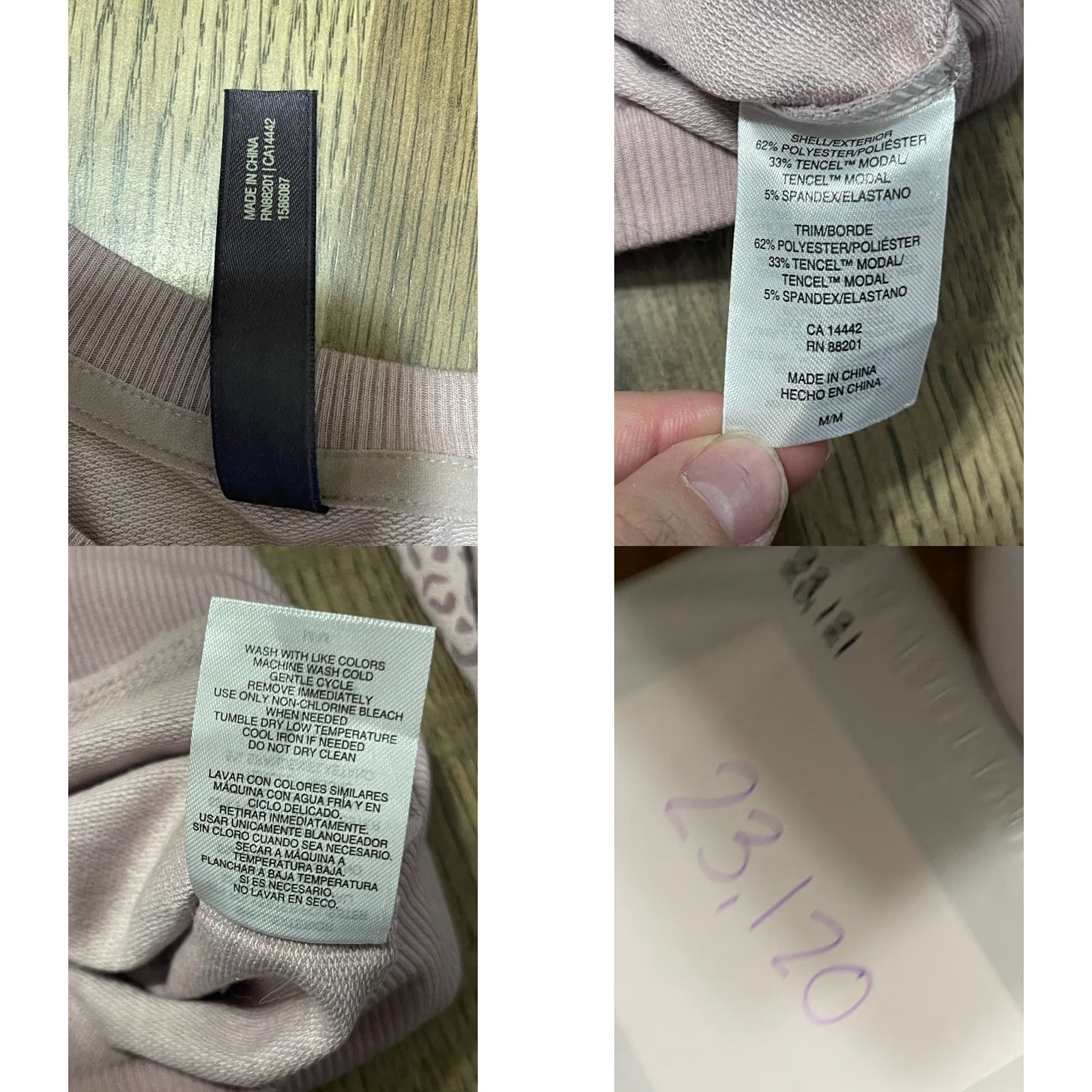 Vintage MONDETTA Shirt Women's M Pink Cheetah Print Long Sleeve Size M / US 6-8 / IT 42-44 - 8 Thumbnail
