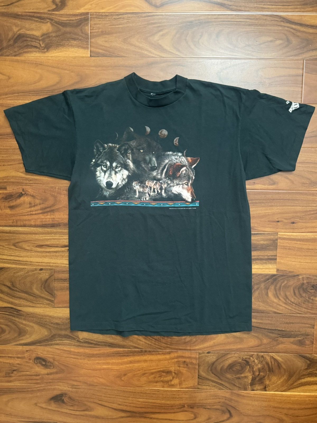 Vintage Vintage Green 1993 Barstow Wolf Tee Size US L / EU 52-54 / 3 - 1 Thumbnail