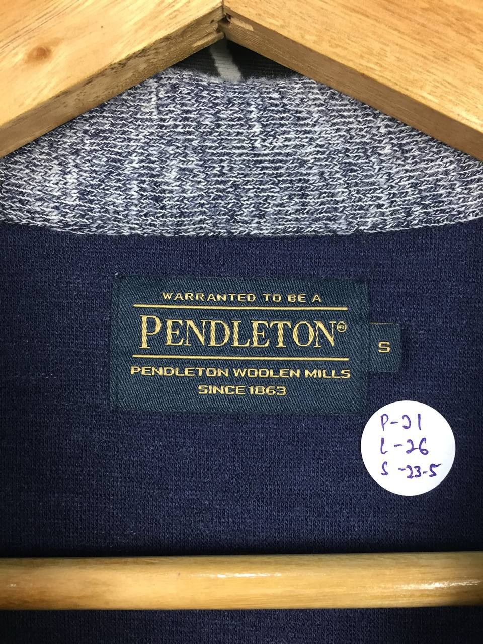 Pendleton × Vintage Vtg Pendleton Woolen Mills Double Pocket Sweatshirt Size US S / EU 44-46 / 1 - 11 Thumbnail