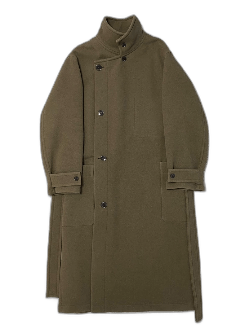 Lemaire Lemaire WARP Coat in Squirrel Green-yf Size US M / EU 48-50 / 2 - 1 Thumbnail