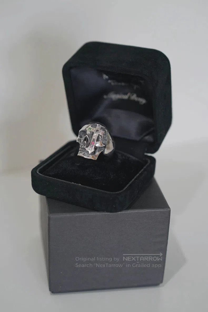 Number (N)ine Colorful Skull Cross Ring by Number (N)ine. jp size 19 Size ONE SIZE - 5 Thumbnail