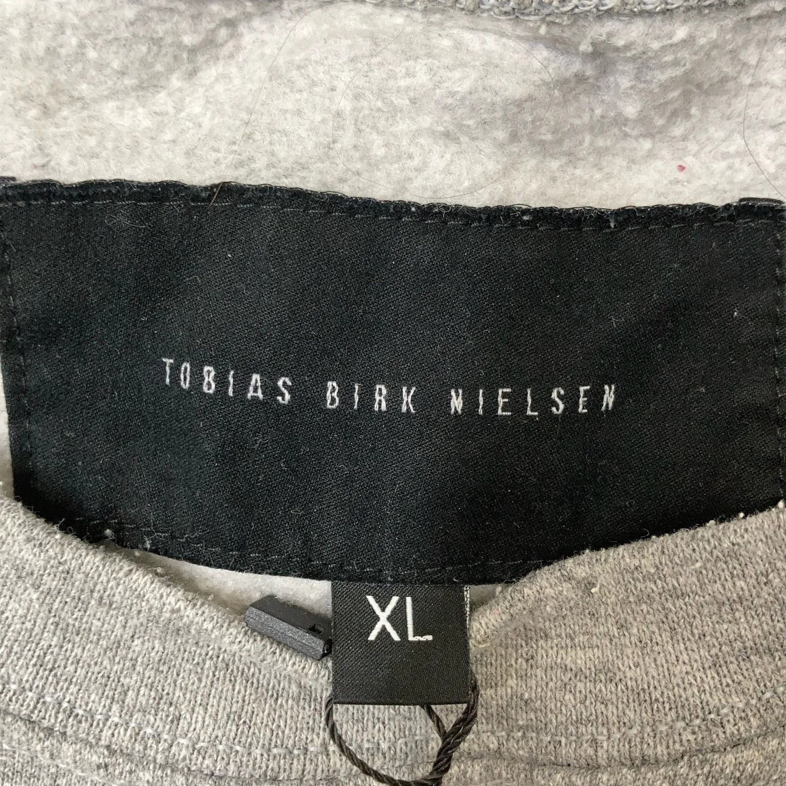 Tobias Birk Nielsen Iso Poetism Grey Sweatshirt Size US XL / EU 56 / 4 - 3 Thumbnail
