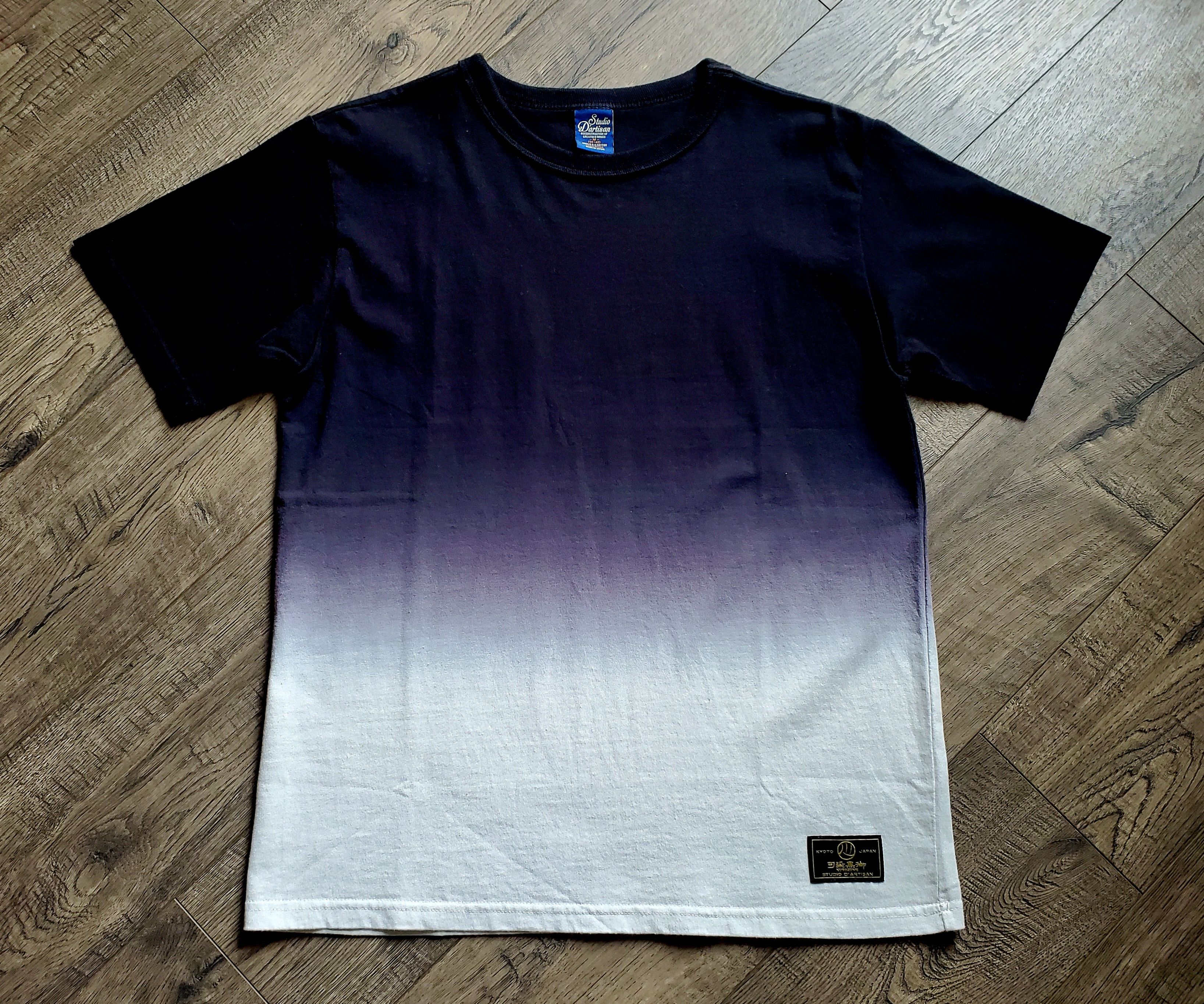 Studio D'Artisan "Kurozome" 7oz Gradient Loopwheel Tee Size US M / EU 48-50 / 2 - 1 Thumbnail