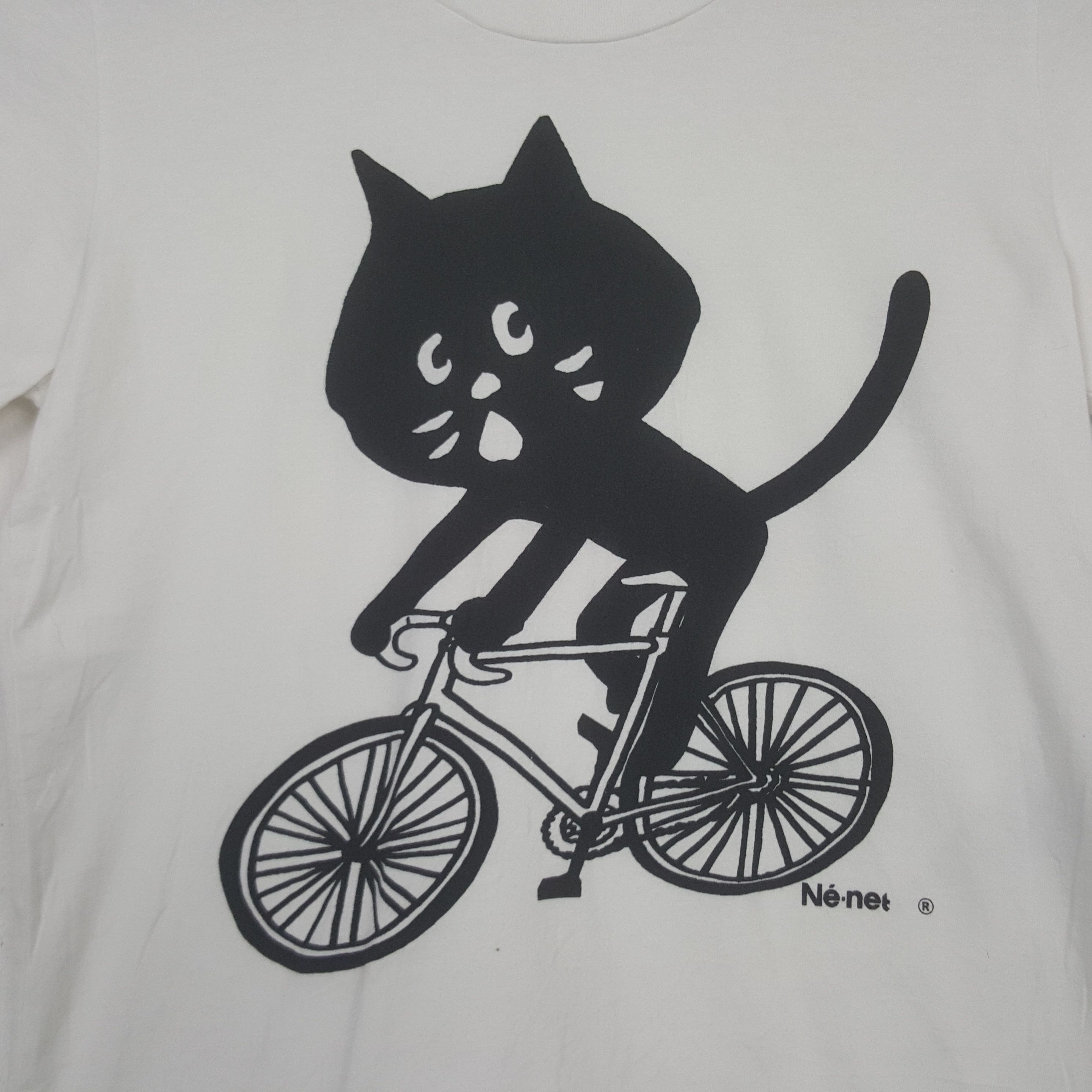 Ne-Net Vintage Ne-Net by Issey Miyake Cycling Tshirt Size XS / US 0-2 / IT 36-38 - 2 Thumbnail