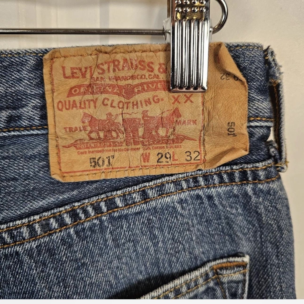 Levi's Vintage Clothing Vintage Levi 501 29×32 Size 29" - 4 Thumbnail