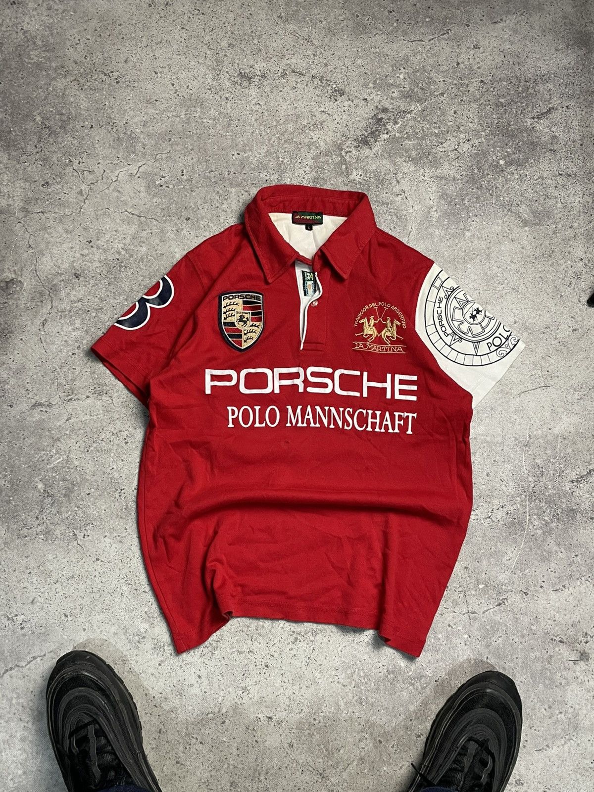 La Martina × Porsche Design La martina Porsche polo t-shirt mens 