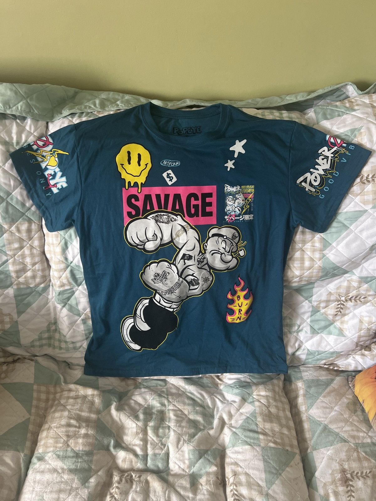 Hypebeast Popeye Power Tee Size US L / EU 52-54 / 3 - 1 Thumbnail