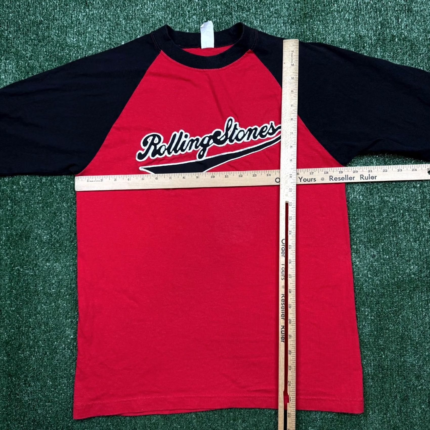 Logo 7 Rolling Stones Logo Raglan T-Shirt Anthill Men’s Medium Black Two Tone 2000s Rock Logo Vintage? No (adjusted) Size US M / EU 48-50 / 2 - 6 Thumbnail
