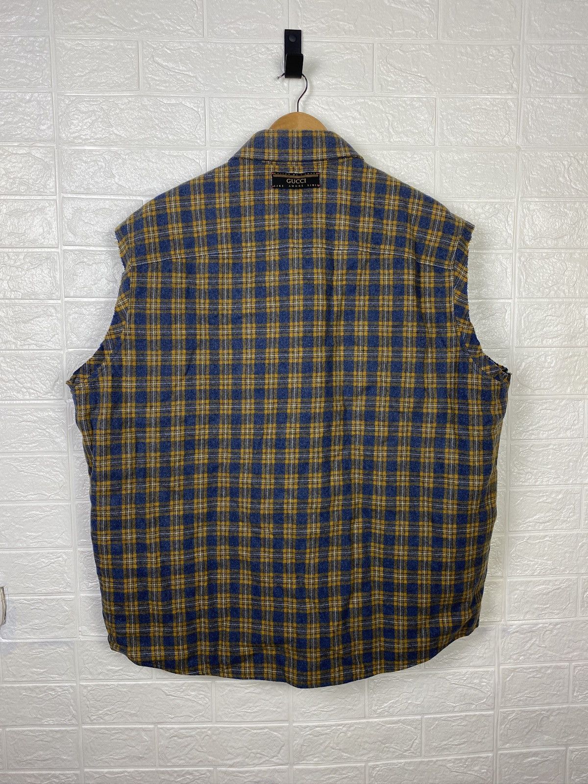 Gucci Gucci Wool Vest - SS20 Yellow & Blue Check - Size 52 Size US L / EU 52-54 / 3 - 10 Thumbnail
