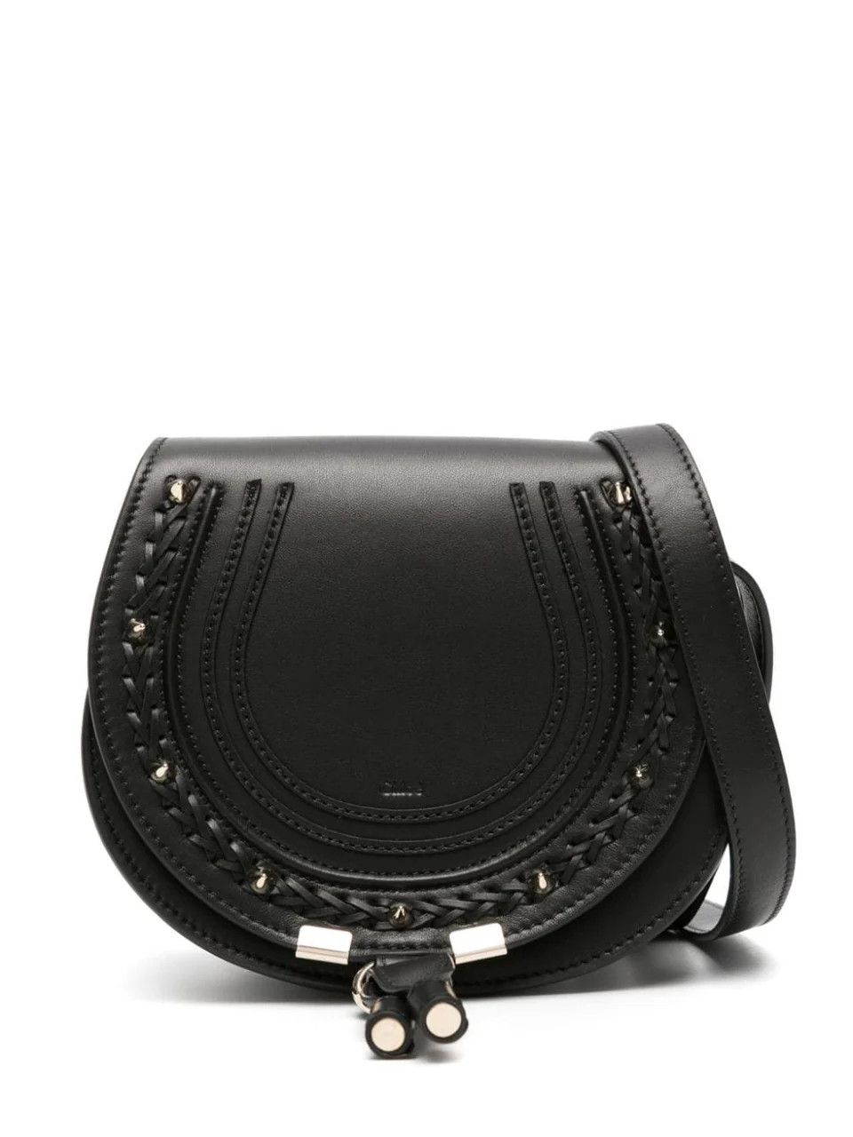 Chloe o1loc1c10226 Size: OS / Marcie Saddle Bag in Black Size ONE SIZE - 1 Thumbnail