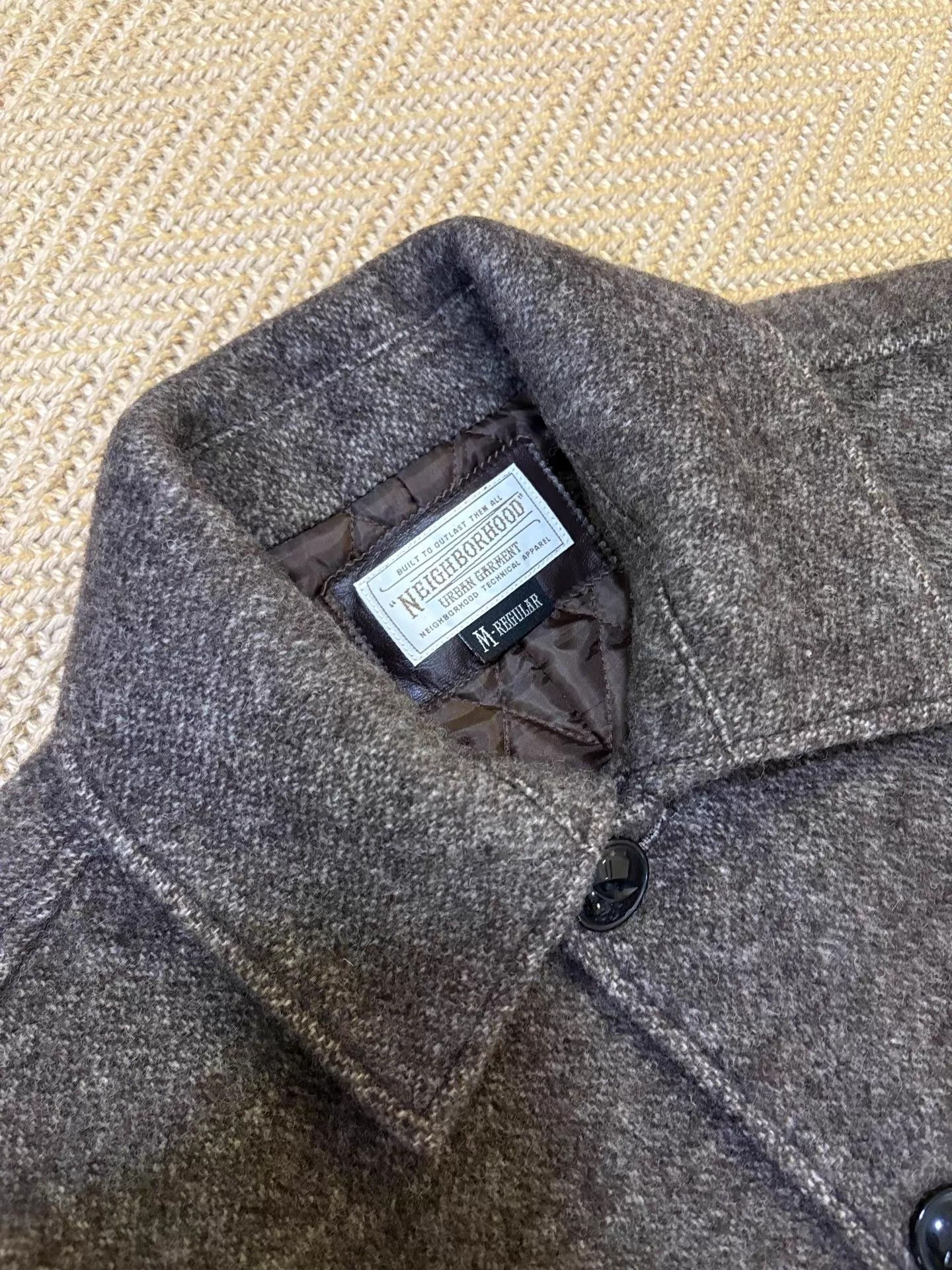 Neighborhood NEIGHBORHOOD Tribal Wool Tweed Coat M New Rare Size US M / EU 48-50 / 2 - 5 Thumbnail