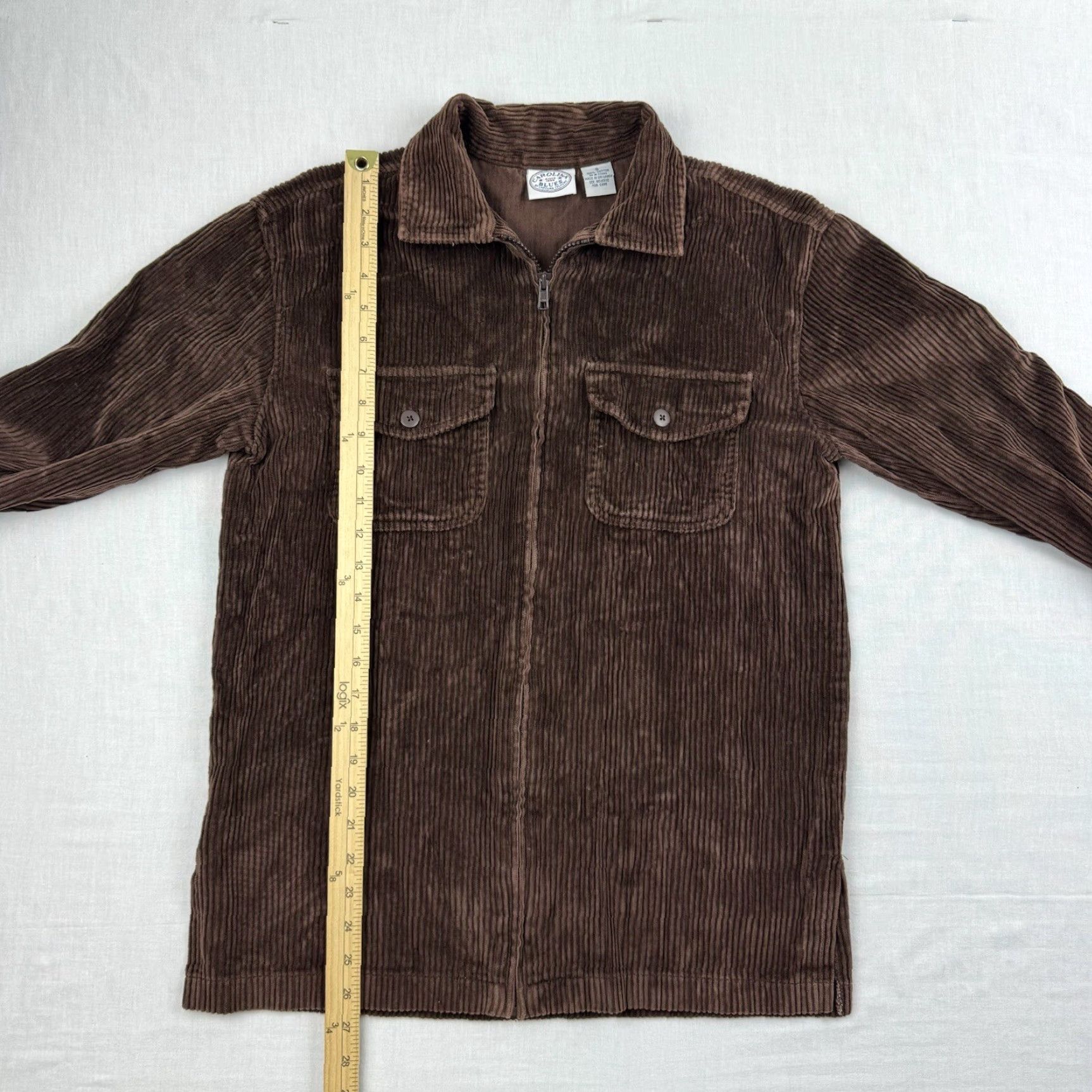 Vintage VINTAGE Carolina Blues Corduroy Shirt Womens Small Brown Full Zip Long Sleeve Hipster Y2K Size S / US 4 / IT 40 - 4 Thumbnail