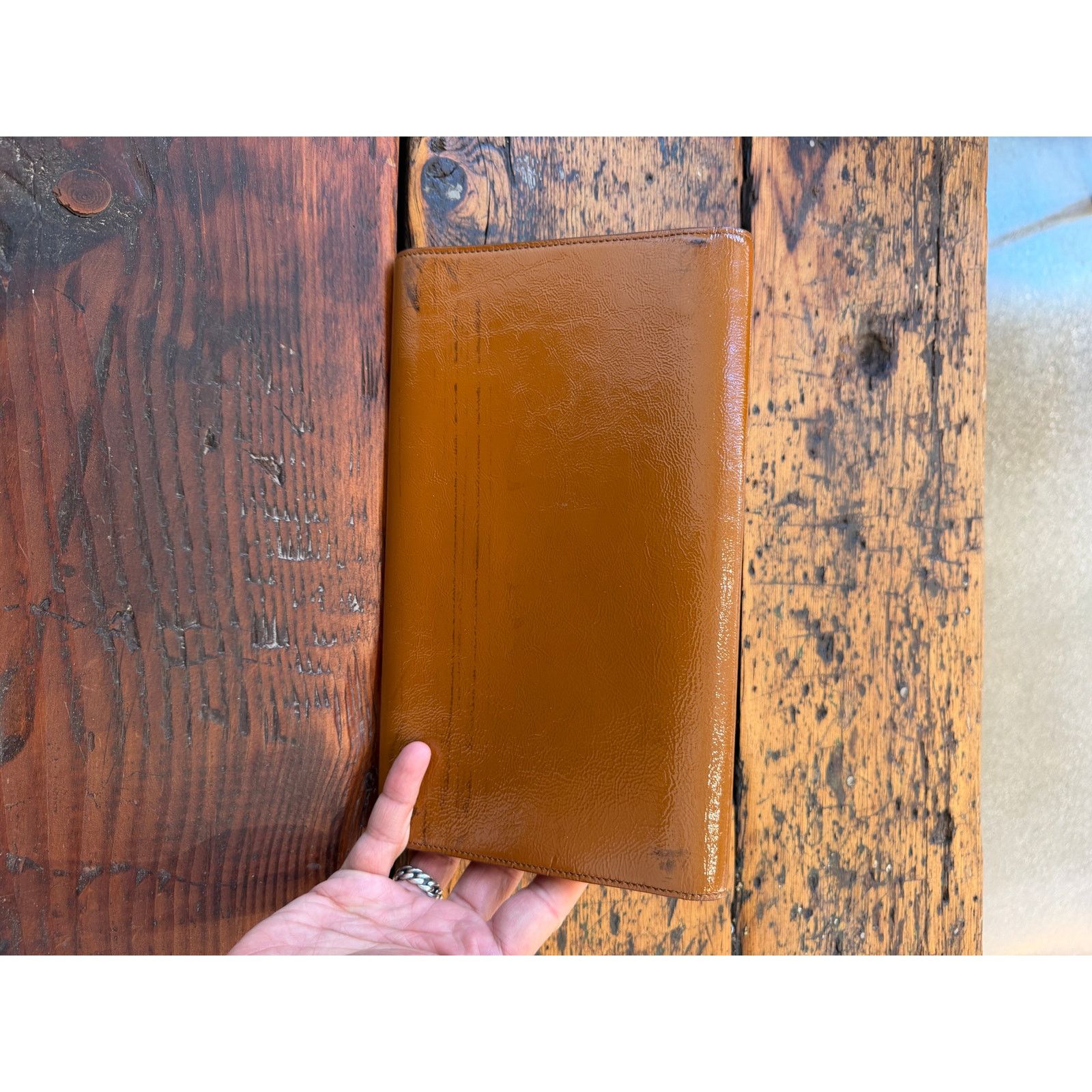 Yves Saint Laurent YSL Belle de Jour Patent Leather Clutch Bag Size ONE SIZE - 4 Thumbnail