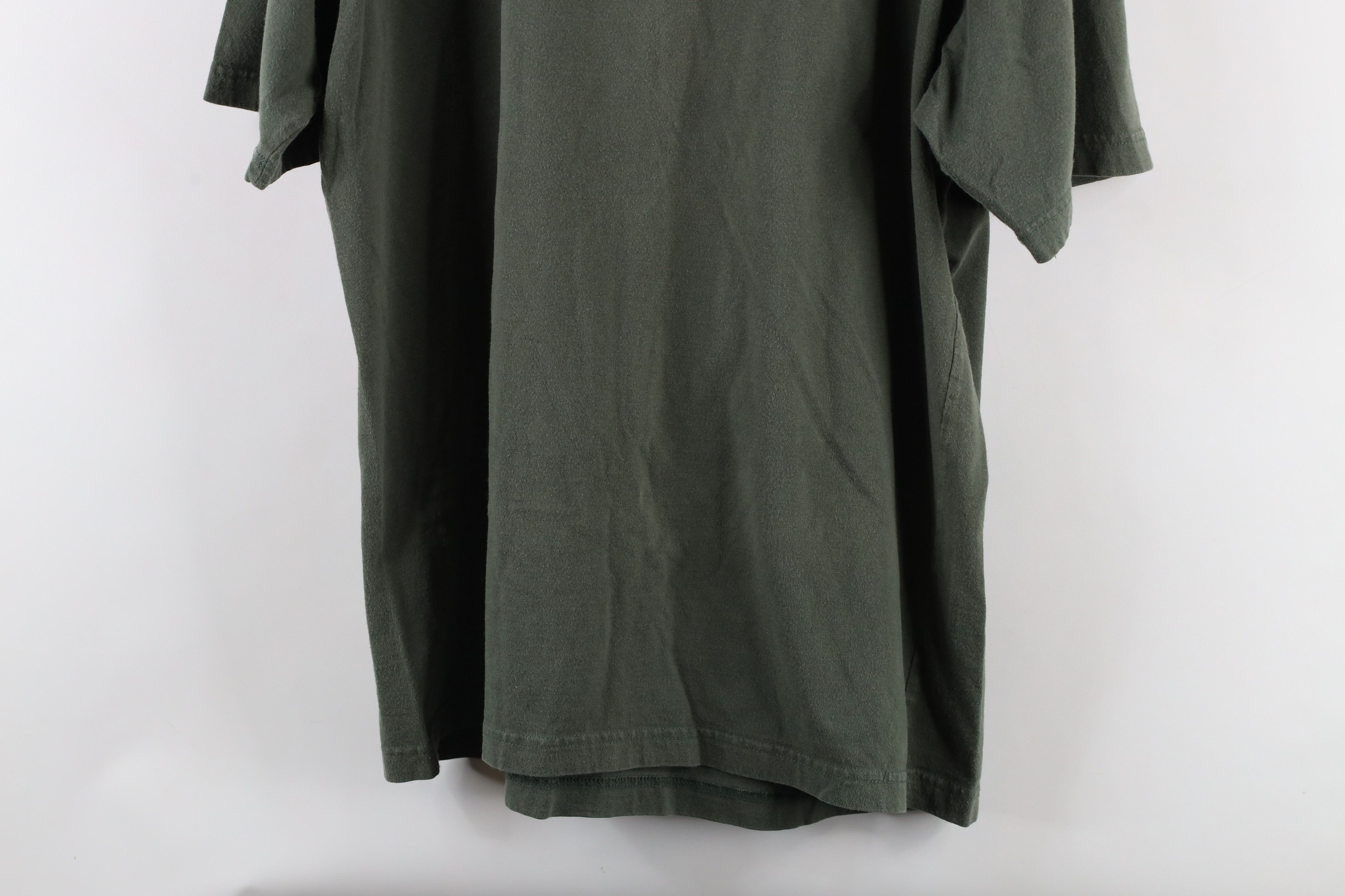 Vintage Vintage 90s Streetwear Short Sleeve T-Shirt Green Cotton Size US L / EU 52-54 / 3 - 7 Thumbnail