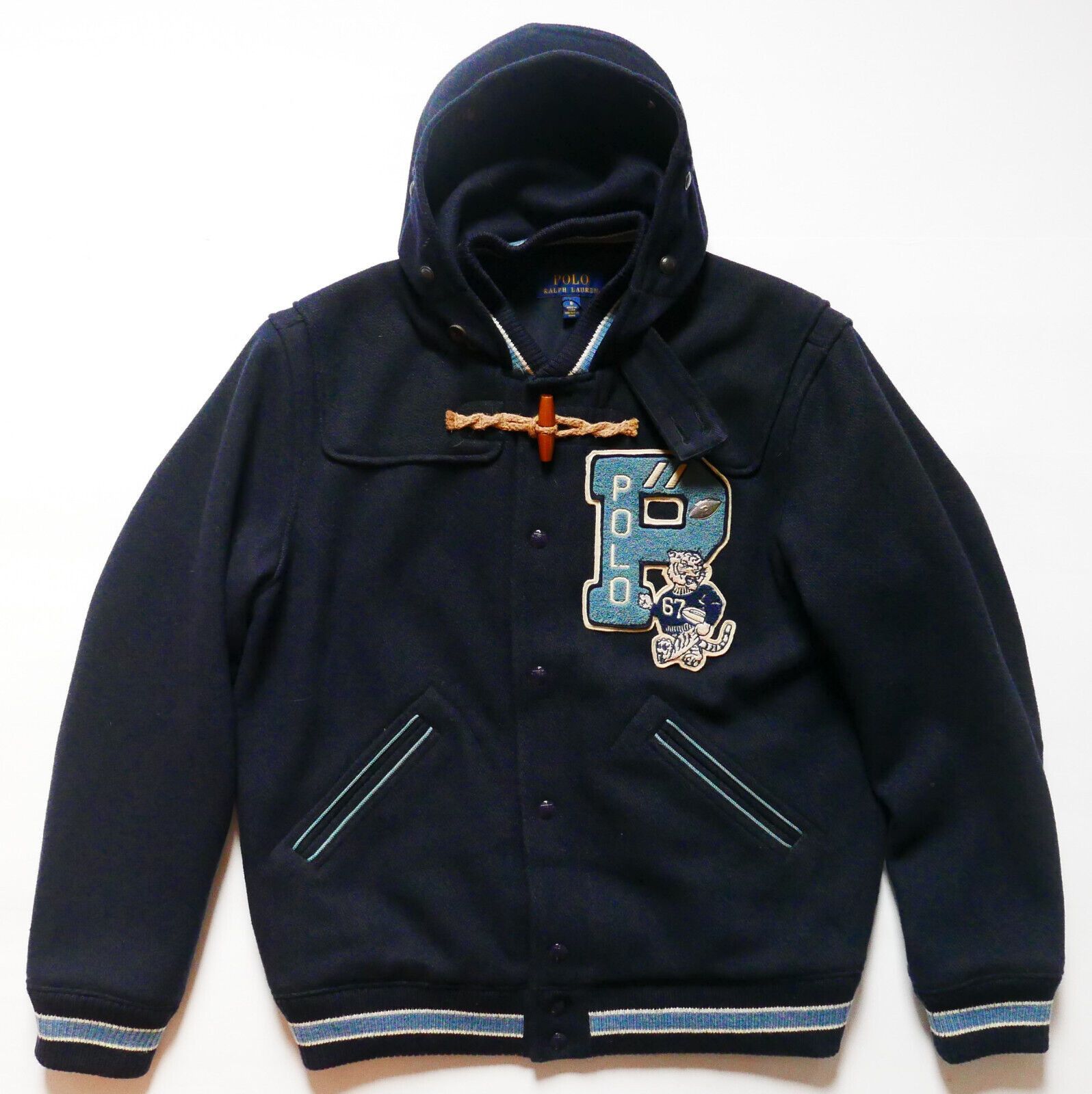 Polo Ralph Lauren Polo Ralph Lauren Jacket Varsity Wool Toggle Tiger NWT L Size US L / EU 52-54 / 3 - 1 Thumbnail