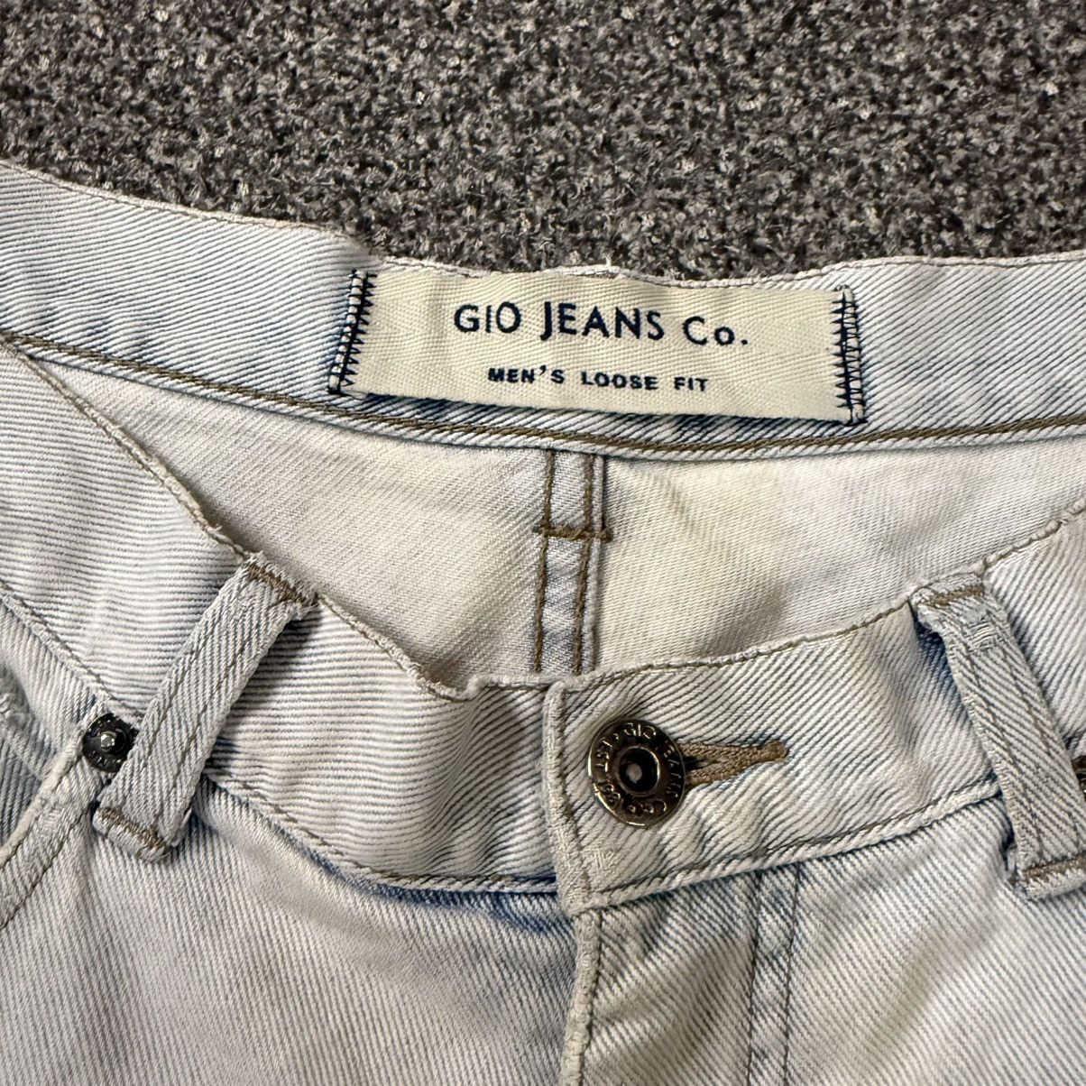 20471120 Vintage 90s Distressed Gio Jeans Loose Fit Faded Denim Size US 30 / EU 46 - 10 Thumbnail