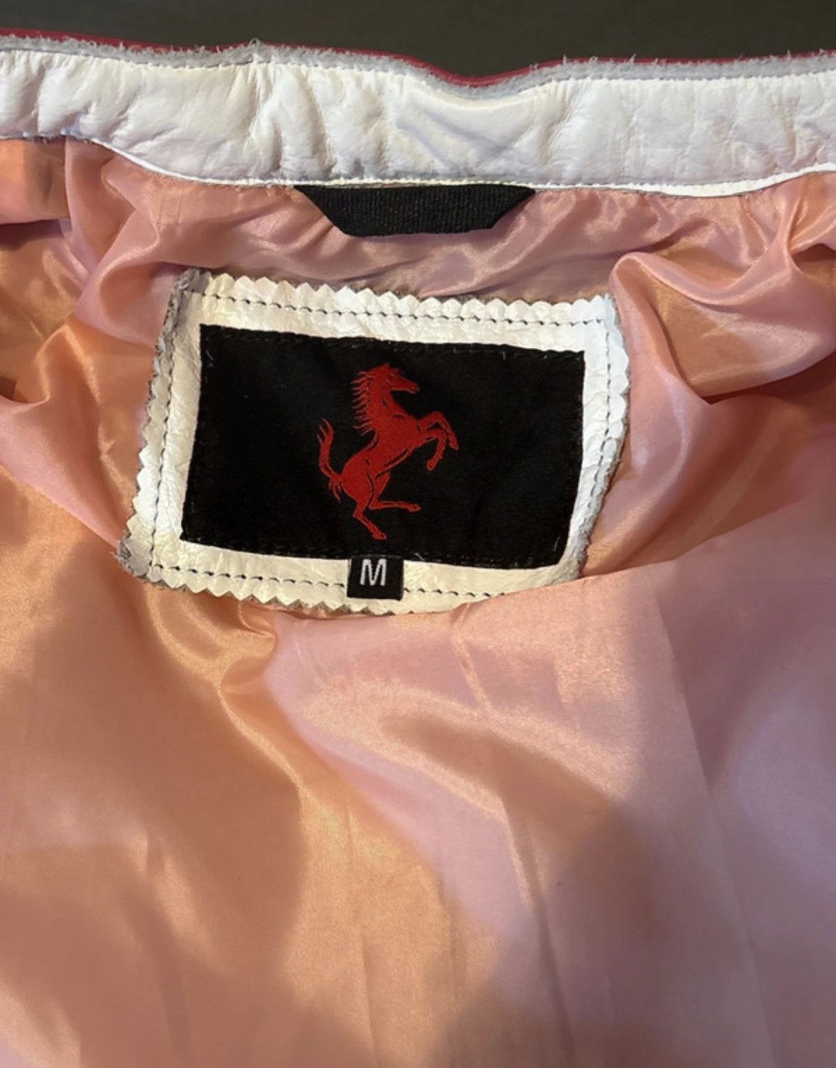 Ferrari Pink and white ferrari leather jacket Size M / US 6-8 / IT 42-44 - 10 Thumbnail