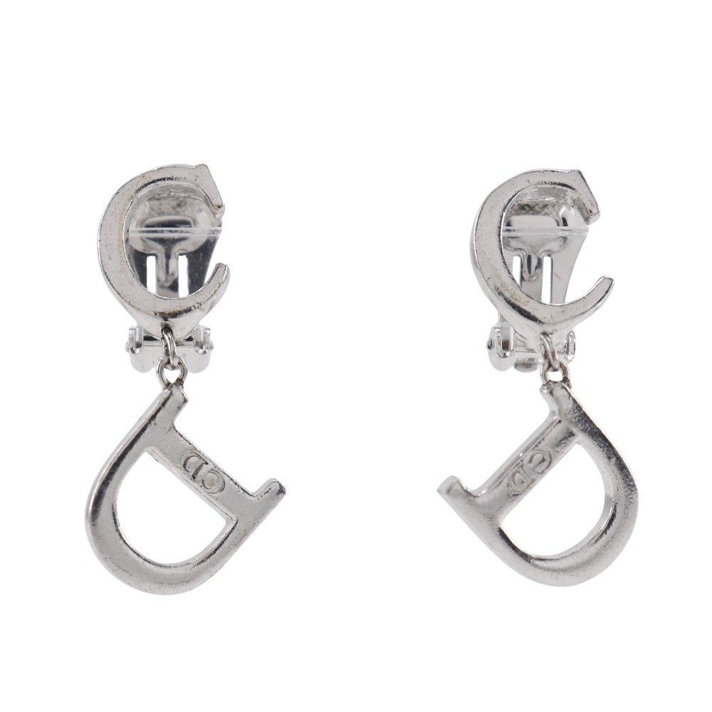 Dior Christian Dior Vintage CD Clip-On Earrings Metal Size ONE SIZE - 1 Thumbnail