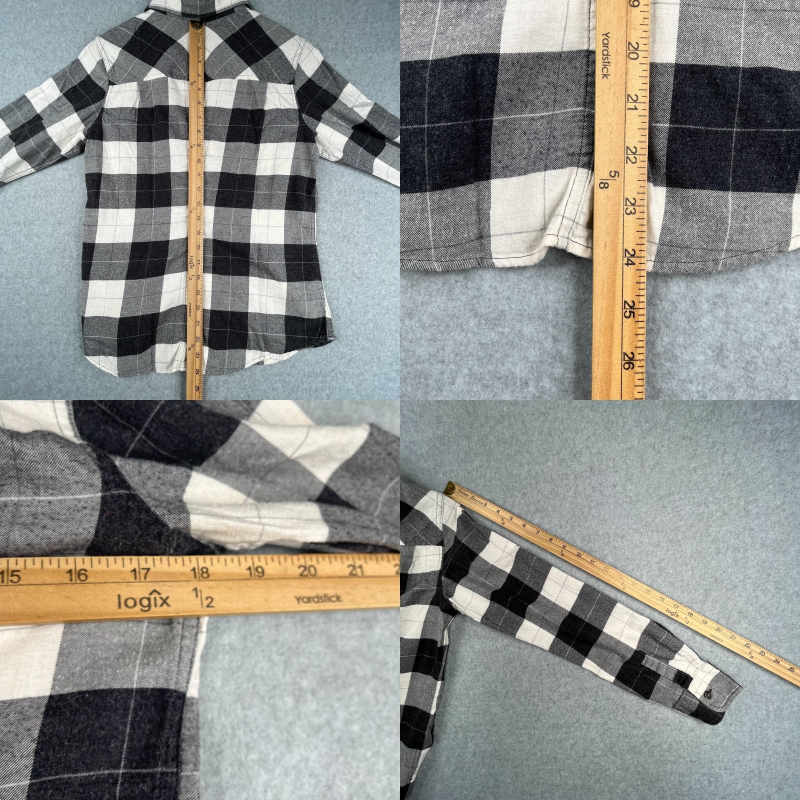 Pendleton Pedleton Shirt Womens Small Gray Black Buffalo Check Casual Pocket Size S / US 4 / IT 40 - 8 Thumbnail