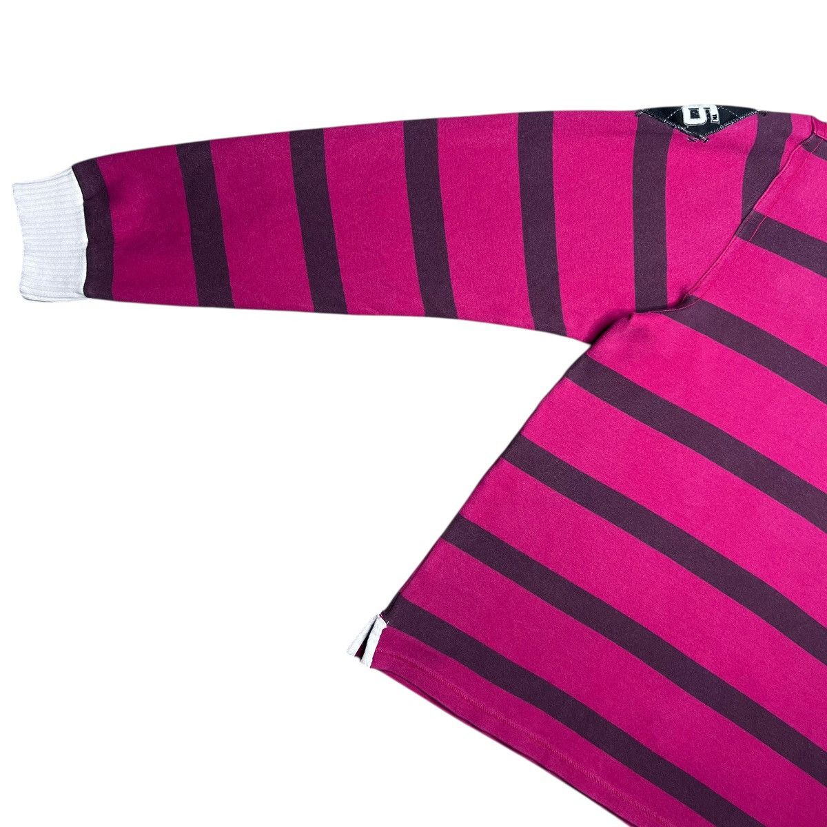 Adidas Vtg 2010 Adidas Striped Number 16 Rugby Long Sleeve Shirt Size US L / EU 52-54 / 3 - 5 Thumbnail