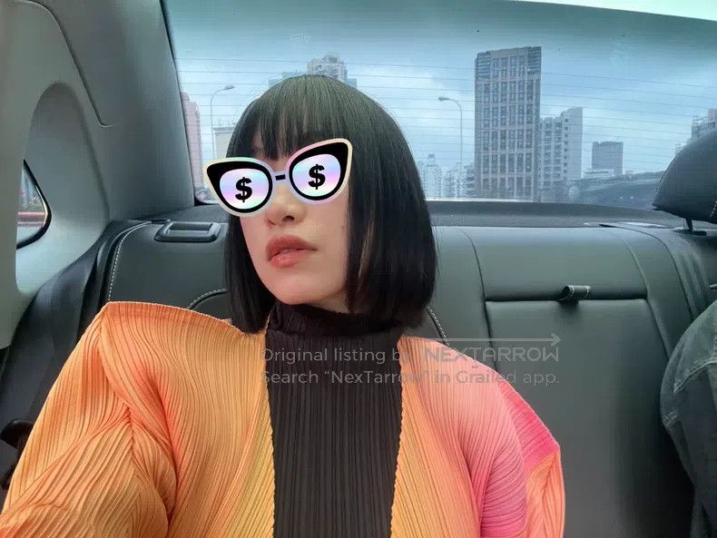 Issey Miyake Issey Miyake Orange-pink Gradient Cardigan Size L / US 10 / IT 46 - 1 Thumbnail