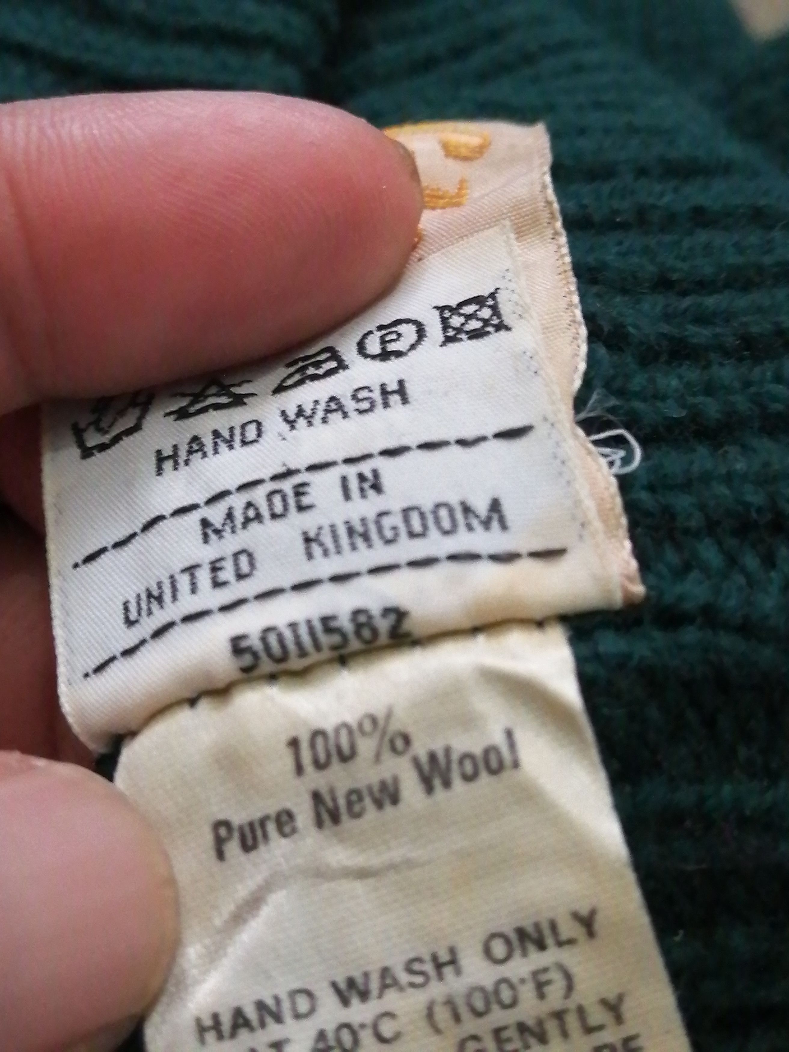 Other Glenross England Pure New Wool Sweater Size US L / EU 52-54 / 3 - 18 Thumbnail