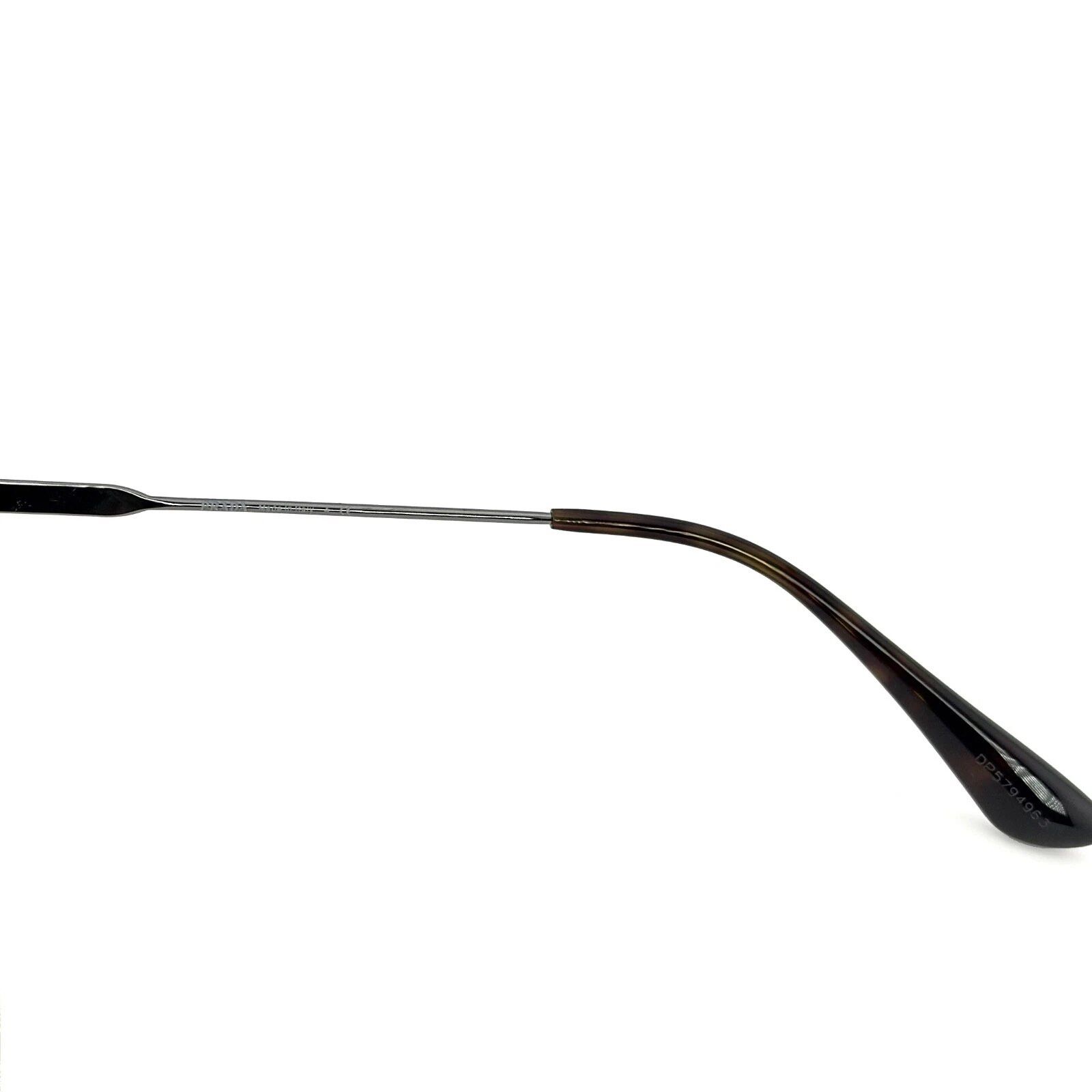 Prada PRADA 66X Gunmetal Brown Retro Unisex Metal Oval PR66XV 66XV Size ONE SIZE - 7 Thumbnail