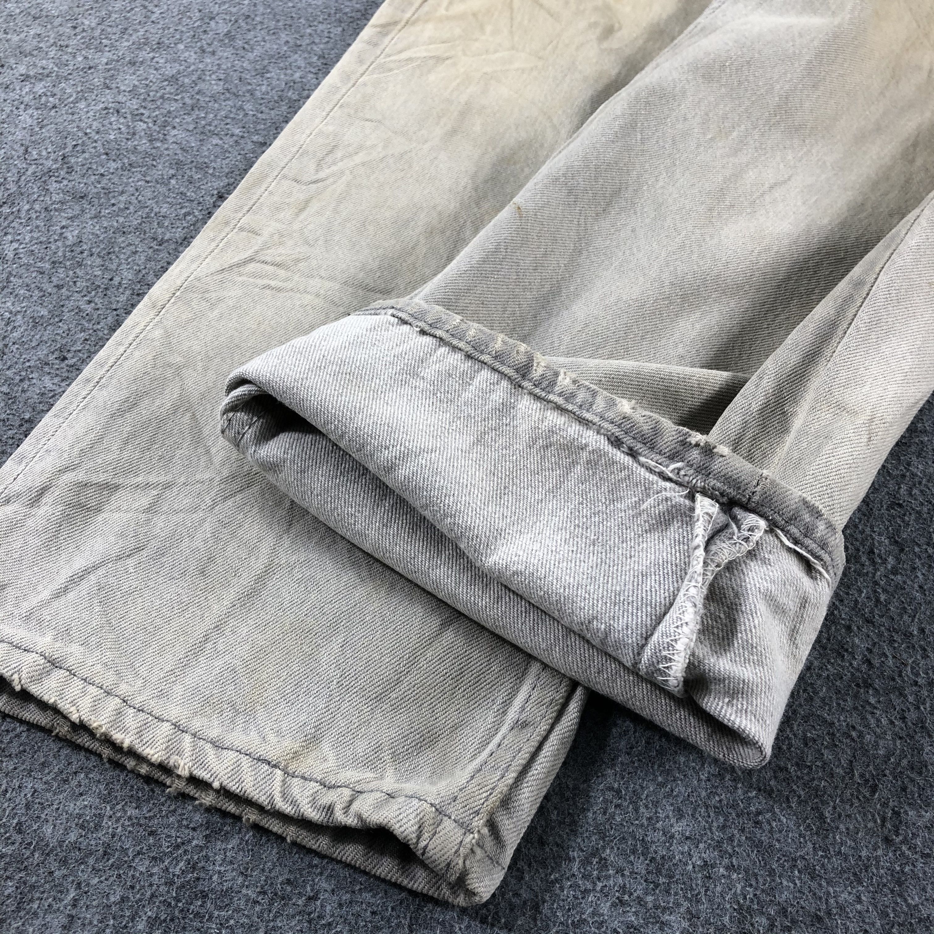 Levi's 90s Vintage Ripped Levis 501 Jeans-J2592 Size US 36 / EU 52 - 7 Thumbnail