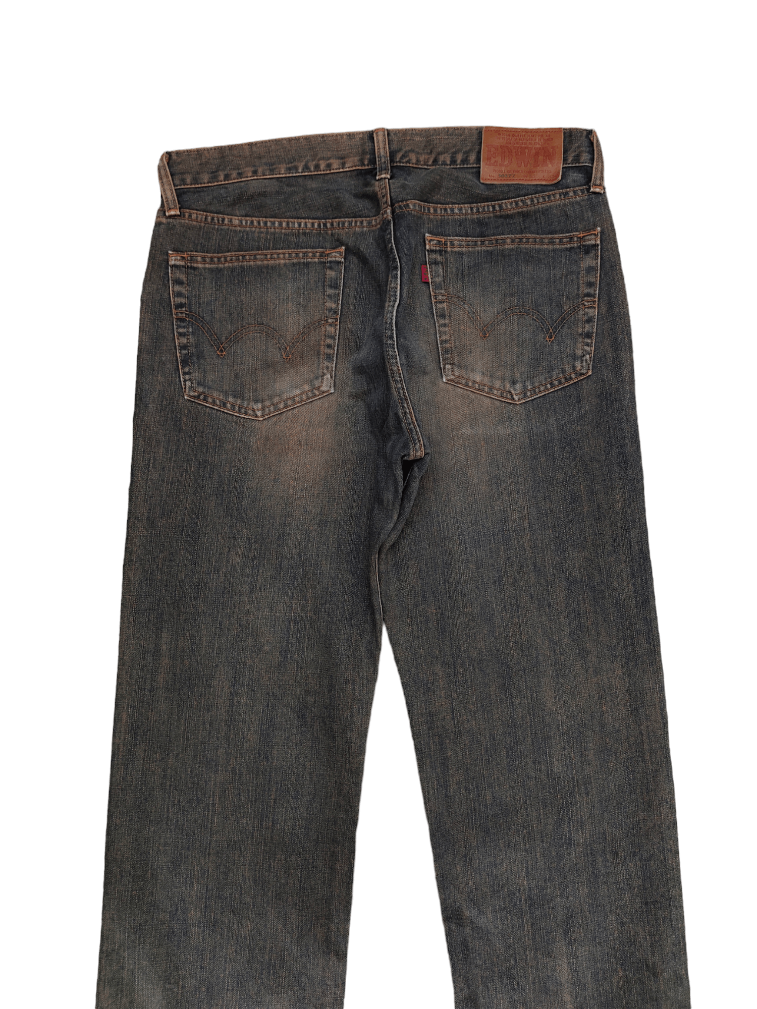 Hysteric Glamour × Undercover 1990s Edwin 503 Regular Rusty Denim Jeans Undercover Style Size US 33 - 11 Thumbnail