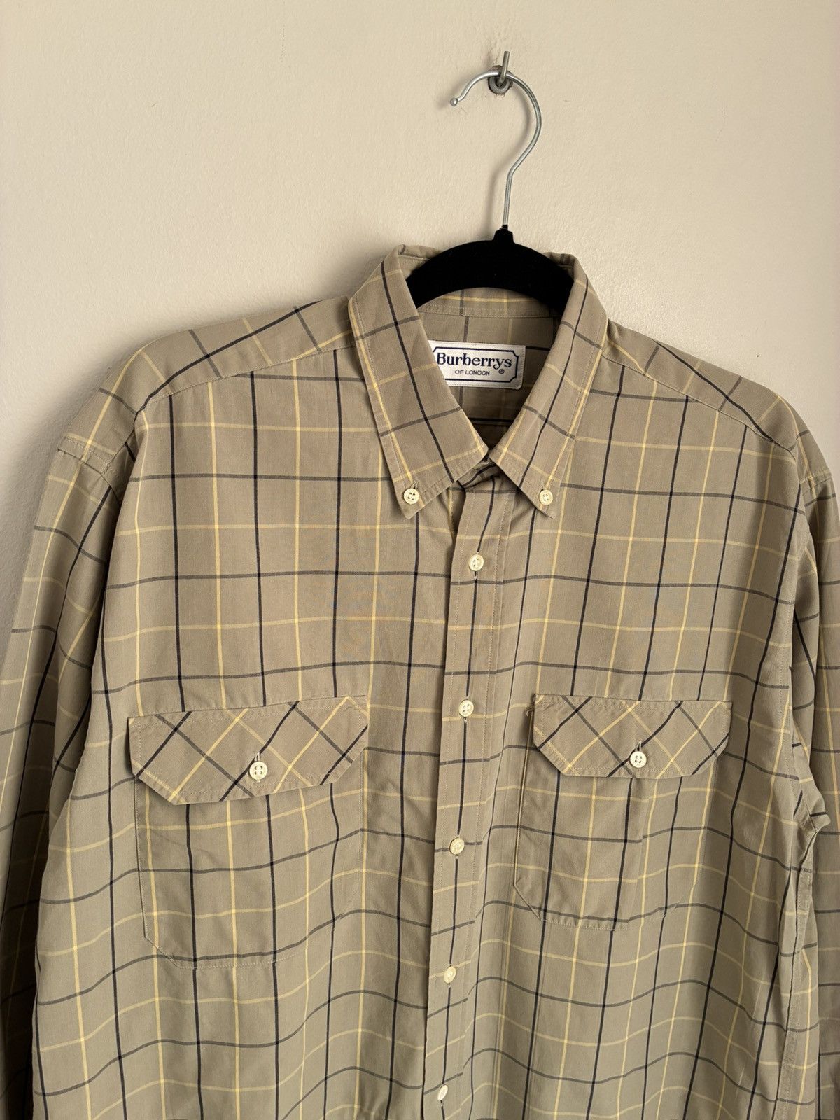 Burberry Burberrys Vintage Shirt UK casual luxury atchive france Size US M / EU 48-50 / 2 - 2 Thumbnail