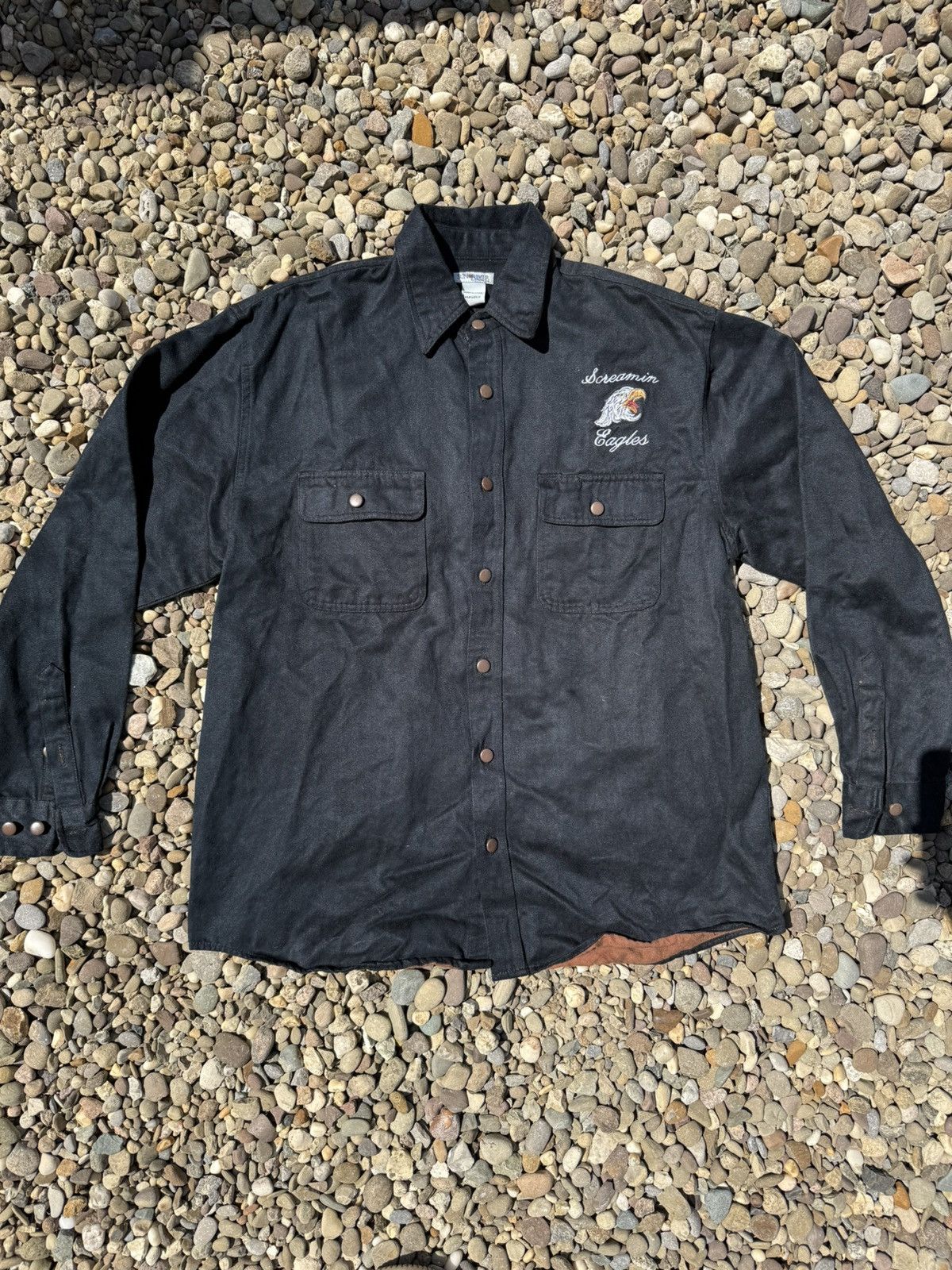 Harley Davidson CUSTOM Vintage Screamin’ Eagles Work Jacket Size US L / EU 52-54 / 3 - 1 Thumbnail