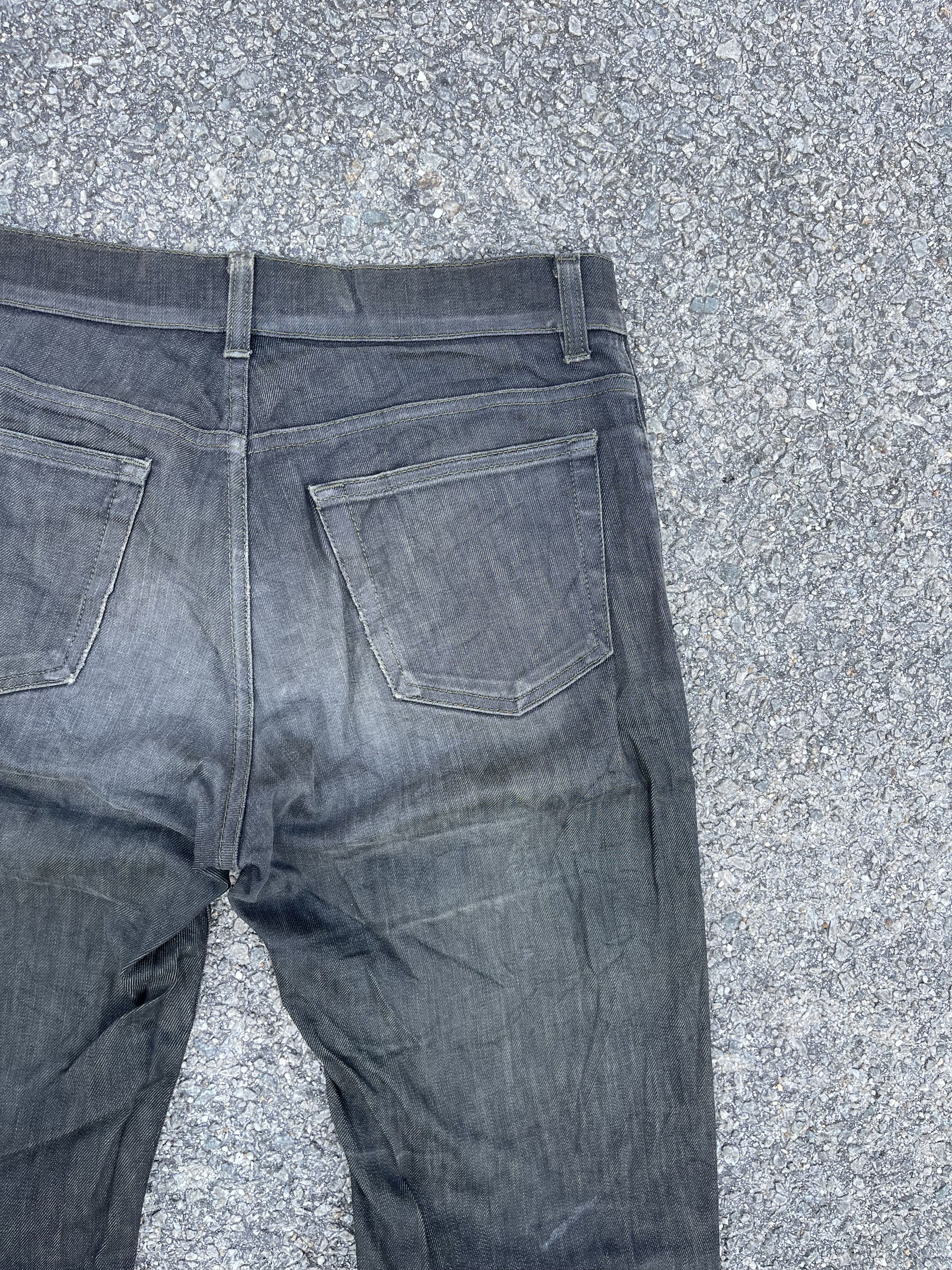 Designer × Helmut Lang × Vintage Vintage Helmut Lang Low Waist Contour Fit Raw Elastic Denim Size US 31 - 18 Thumbnail
