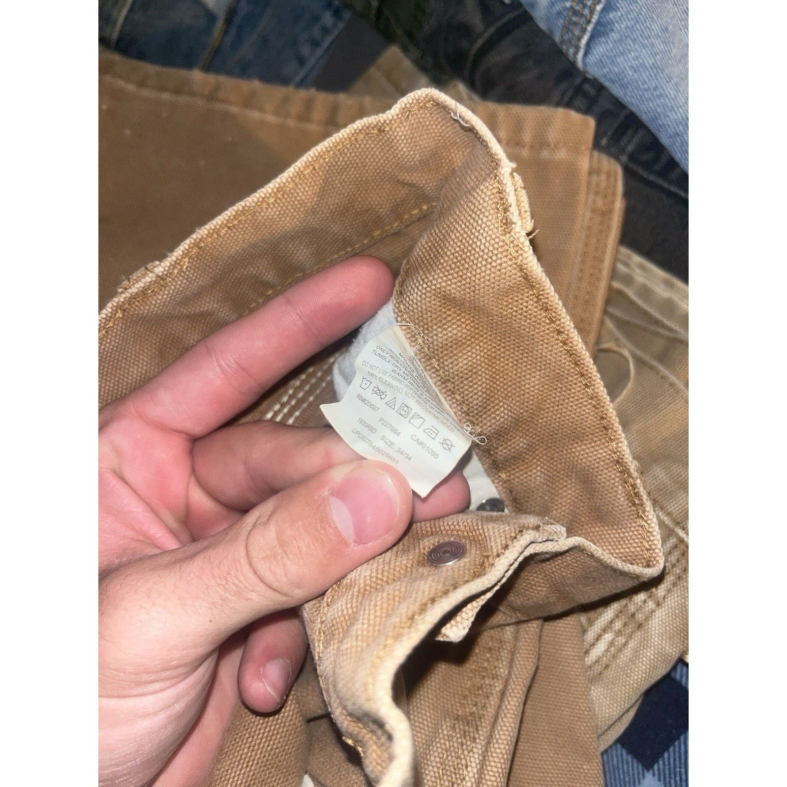 Dickies Vintage Brown Dickies Carpenter Pants Men 34X34 Workwear Uti Size US 34 / EU 50 - 6 Thumbnail