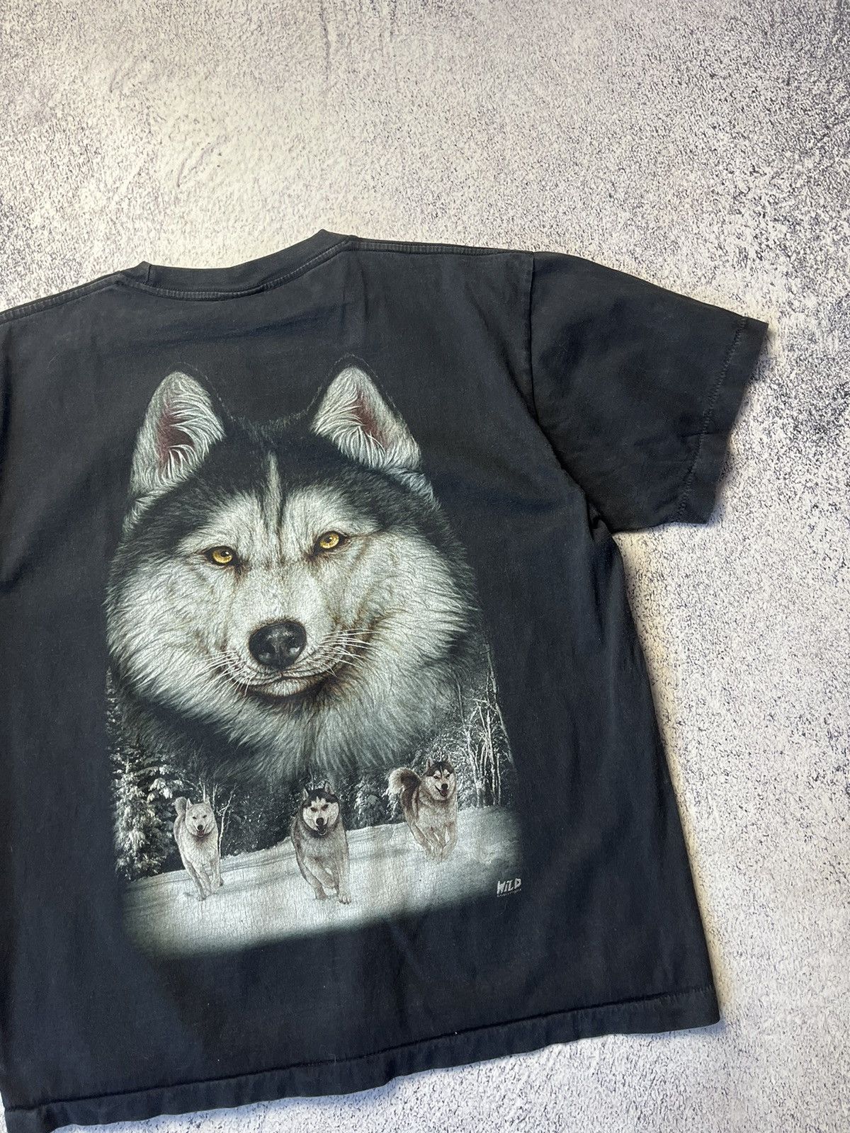 Vintage Vintage Wolf streetwear animal tee size L Size US L / EU 52-54 / 3 - 16 Thumbnail