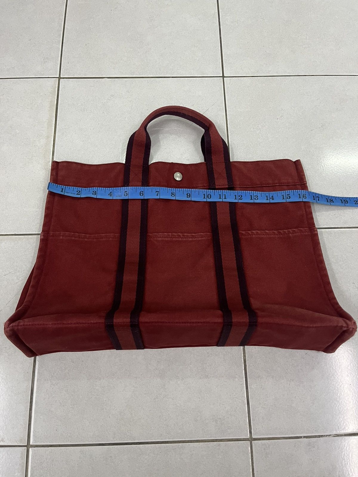 Hermes Hermes MM Tote Canvas Bag Size ONE SIZE - 11 Thumbnail