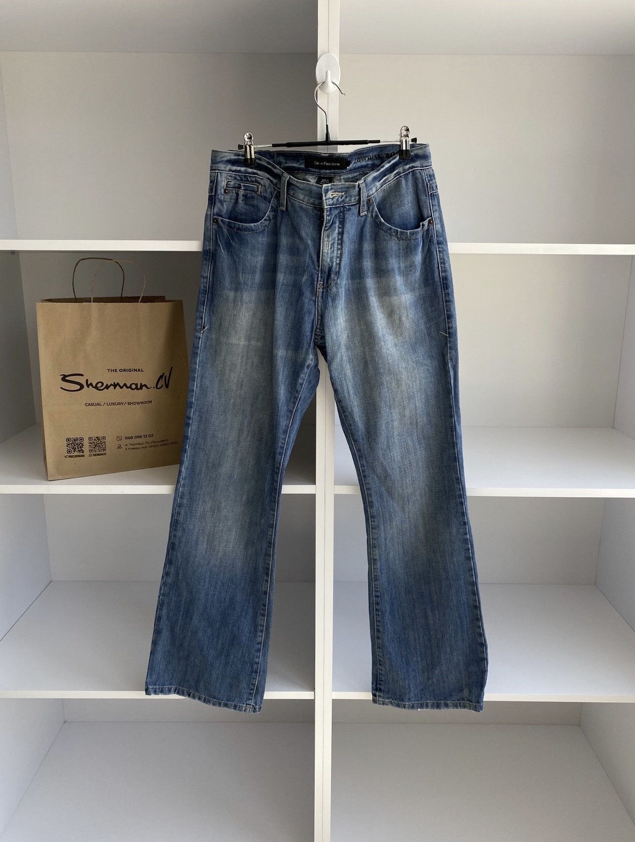 Calvin Klein × Vintage Vintage Calvin Klein Diesel style jeans pants Size US 33 - 6 Thumbnail