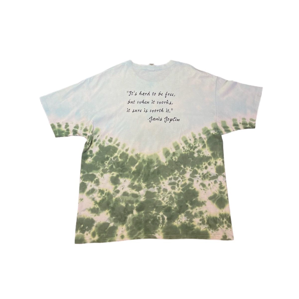 Band Tees × Vintage Vintage 2002 Janis Joplin Tie Dye Sun Dog Shirt Size US XL / EU 56 / 4 - 2 Thumbnail