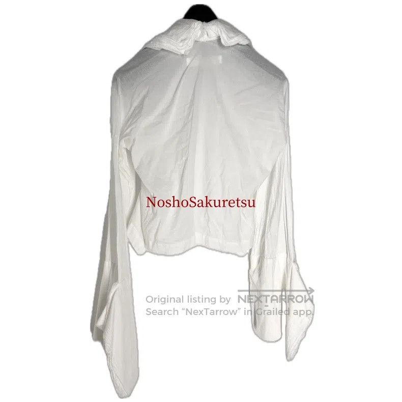 Junya Watanabe Junya Watanabe Layered Collar Flared Sleeve Shirt Size S / US 4 / IT 40 - 3 Thumbnail