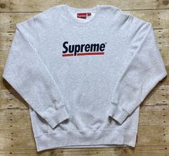 Supreme Underline Crewneck | Grailed