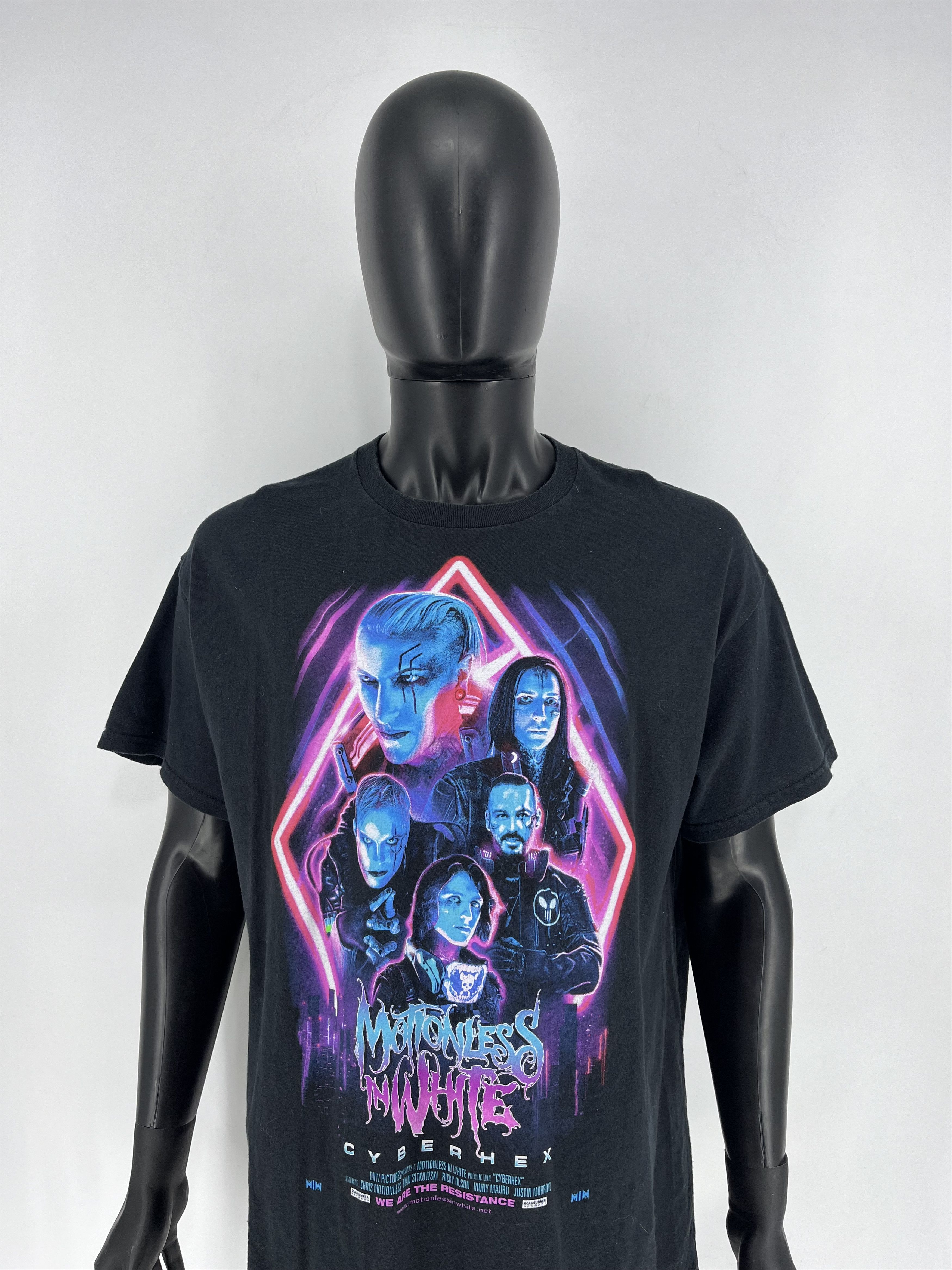 Band Tees × Vintage Vintage Motionless In White Heavy Metal Band Tee Size US XL / EU 56 / 4 - 1 Thumbnail