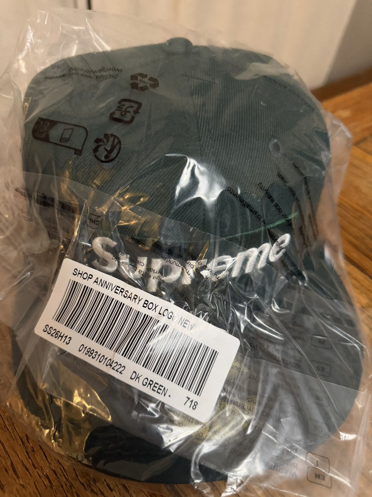 Supreme Supreme Shop Box Logo New Era Fitted Hat (Size 7 1/8) Size ONE SIZE - 3 Thumbnail
