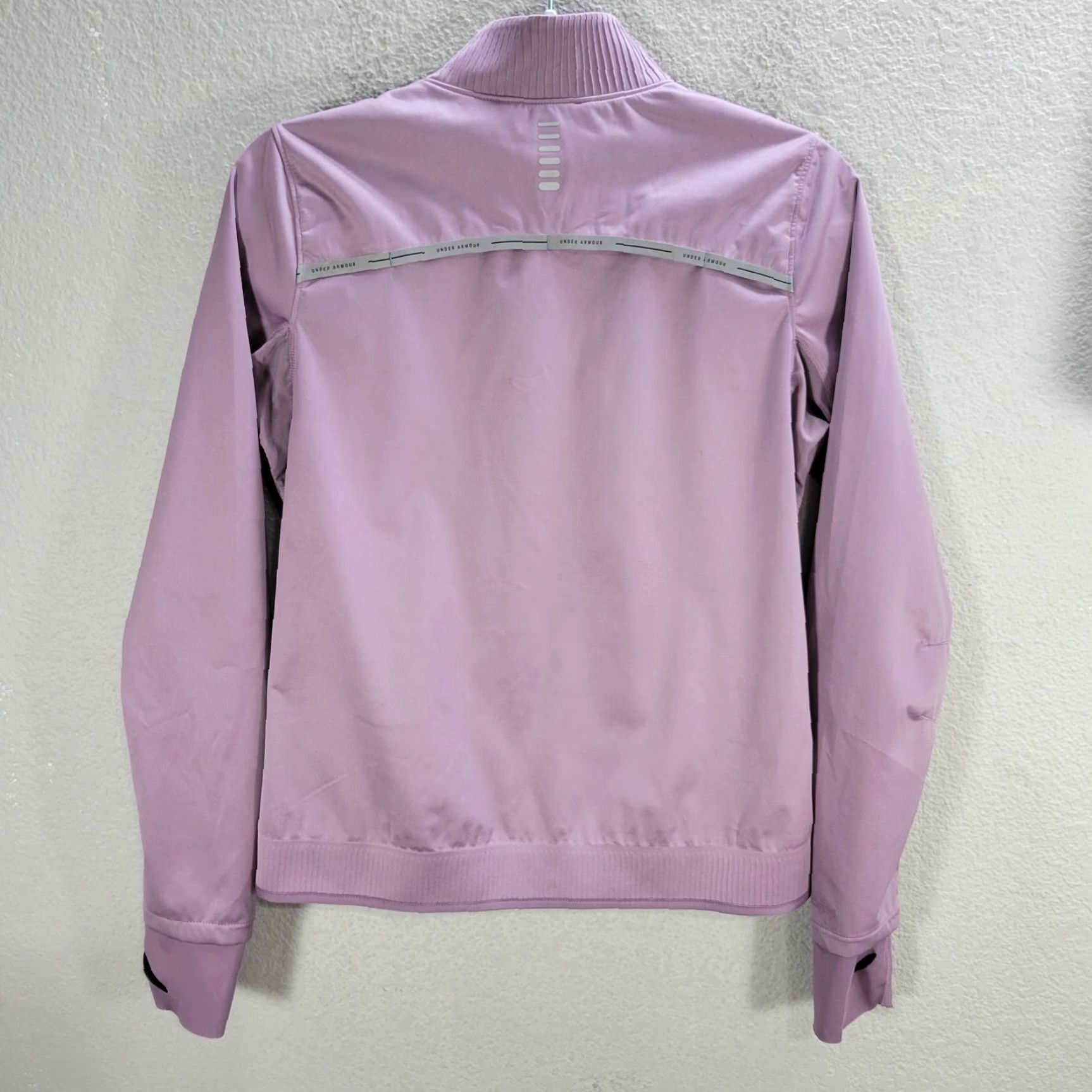 Under Armour Under Armour Storm Run Track Jacket Fitted Heatgear Pink Zip Up Sz S Womens Jacket Slim Lightweight Full Zip Sportswear Size S / US 4 / IT 40 - 7 Thumbnail