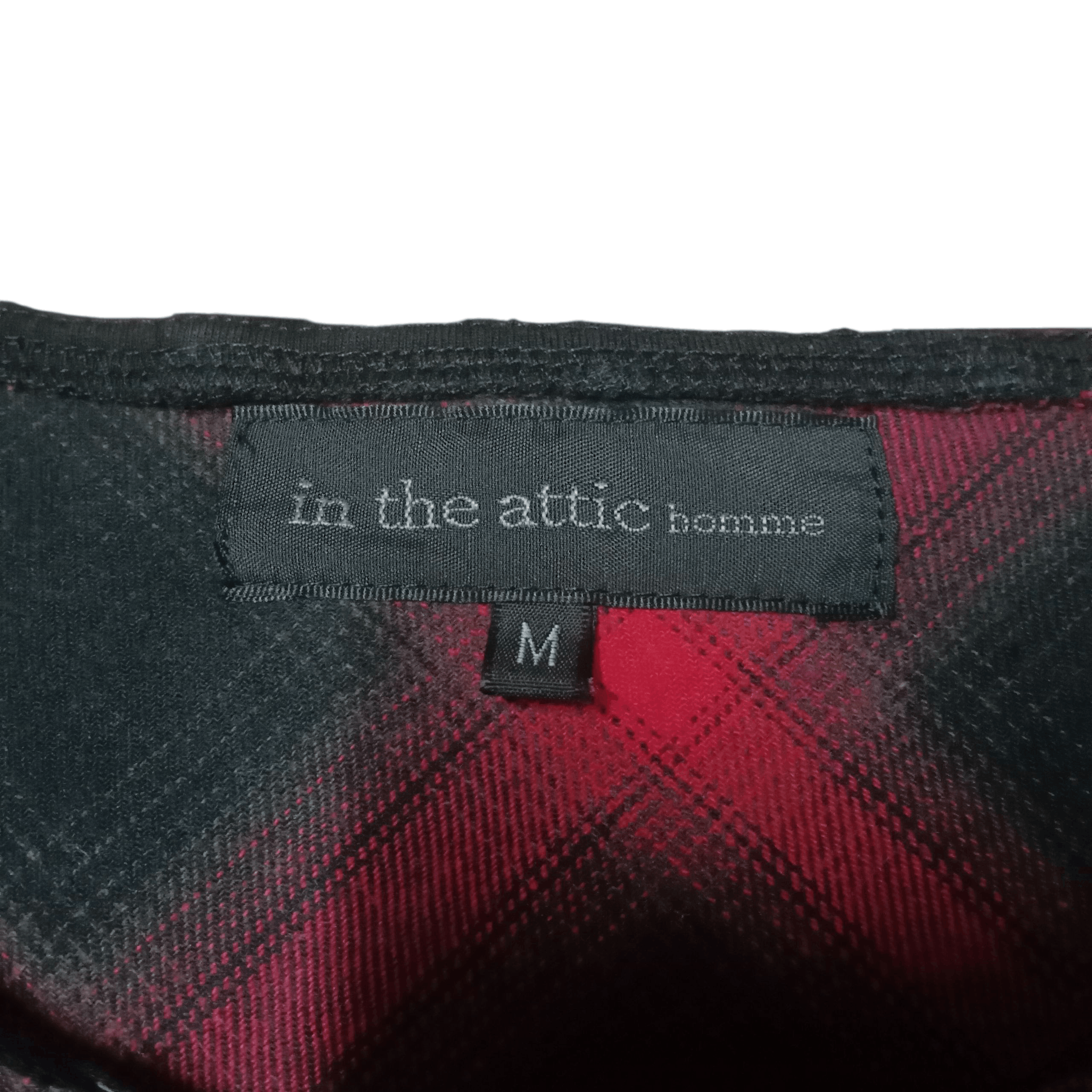 In The Attic Japanese Brand In The Attic Homme Red Plaid Shirt Size US M / EU 48-50 / 2 - 3 Thumbnail