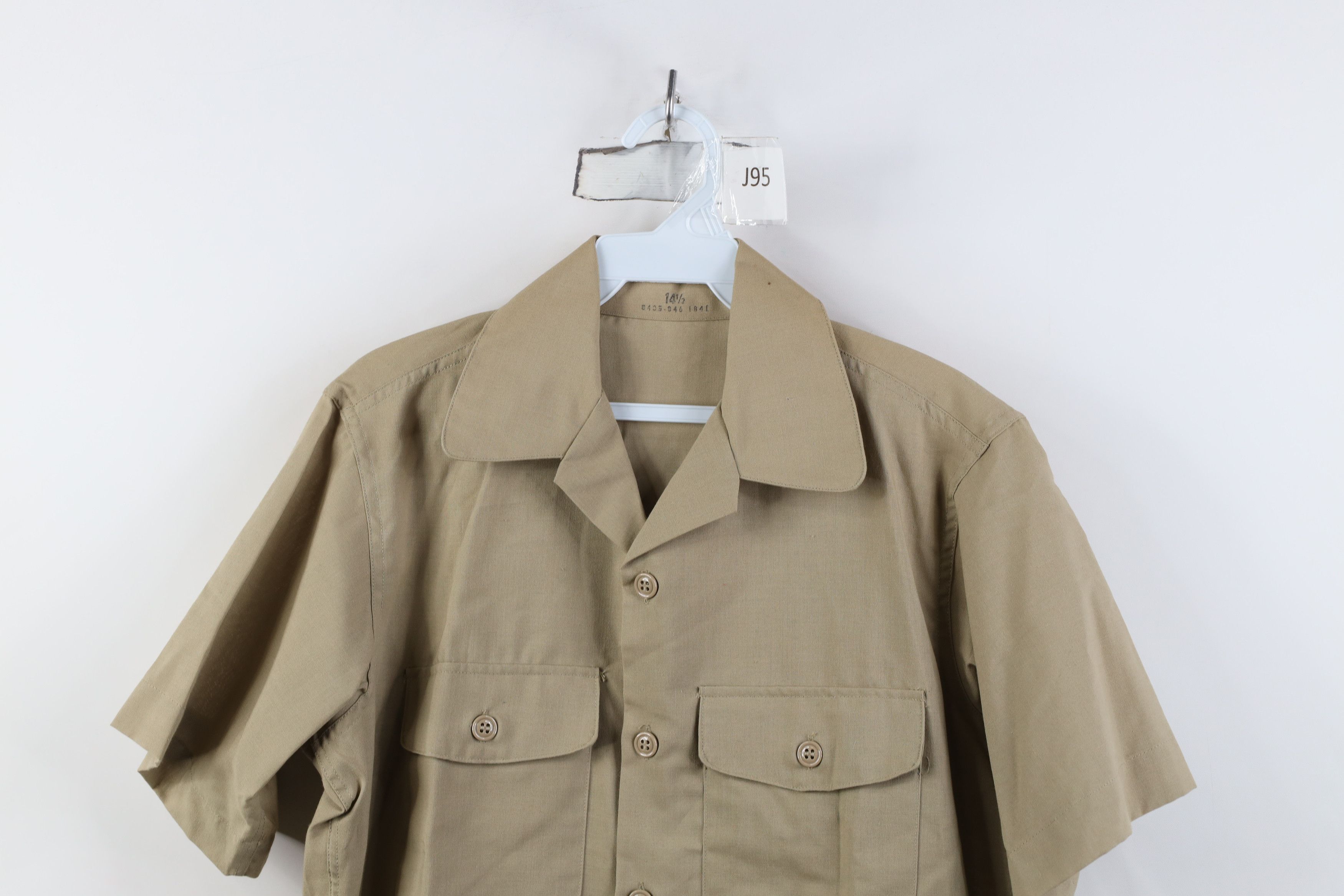 Vintage Vintage 60s Vietnam War Short Sleeve Field Button Shirt USA Size US M / EU 48-50 / 2 - 2 Thumbnail